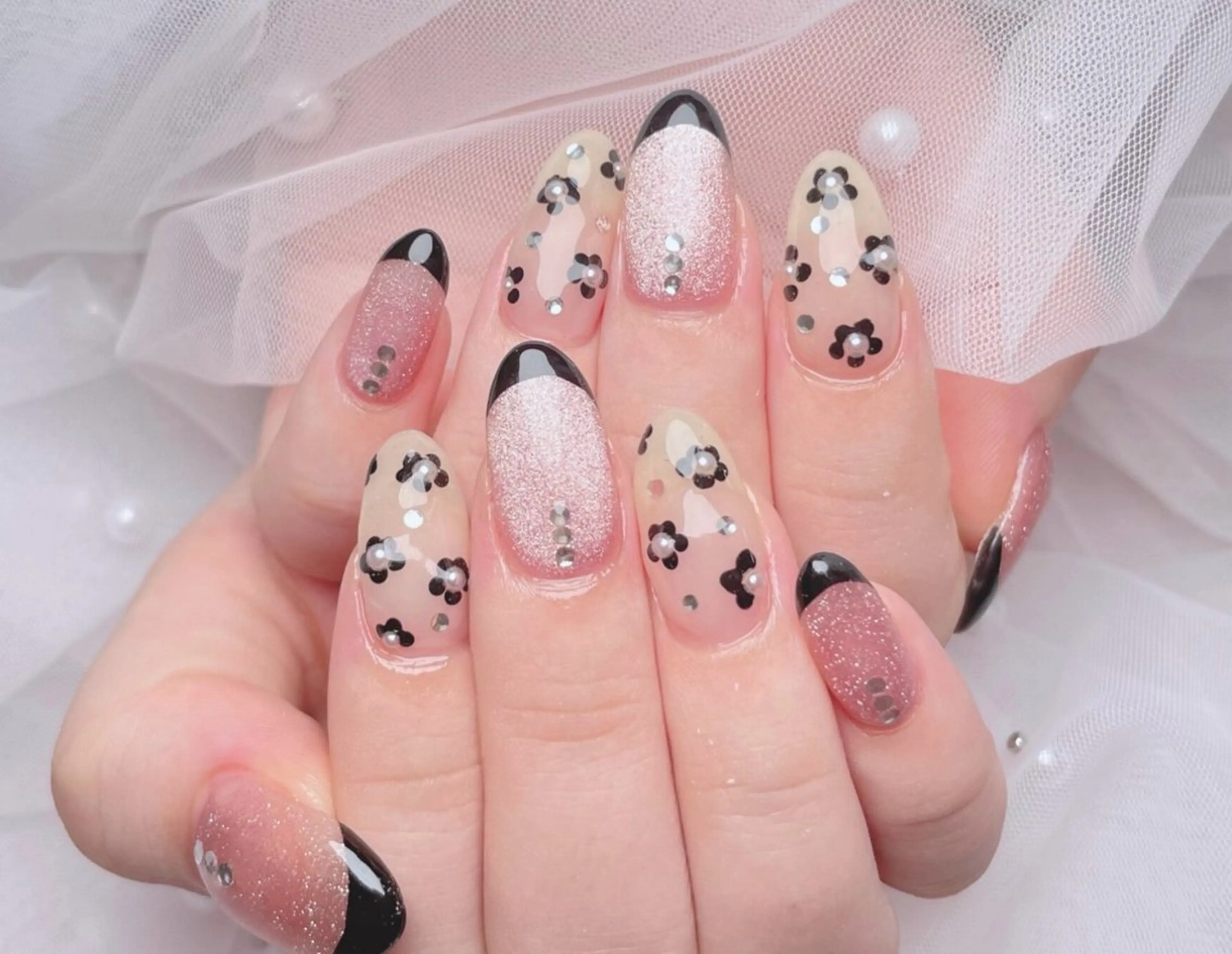 ネイル ETERNA Nail 銀座店【パラジェル/フィルイン/チップ長さだし/マグネット/ニュアンス】所属・ア カリのネイルデザイン