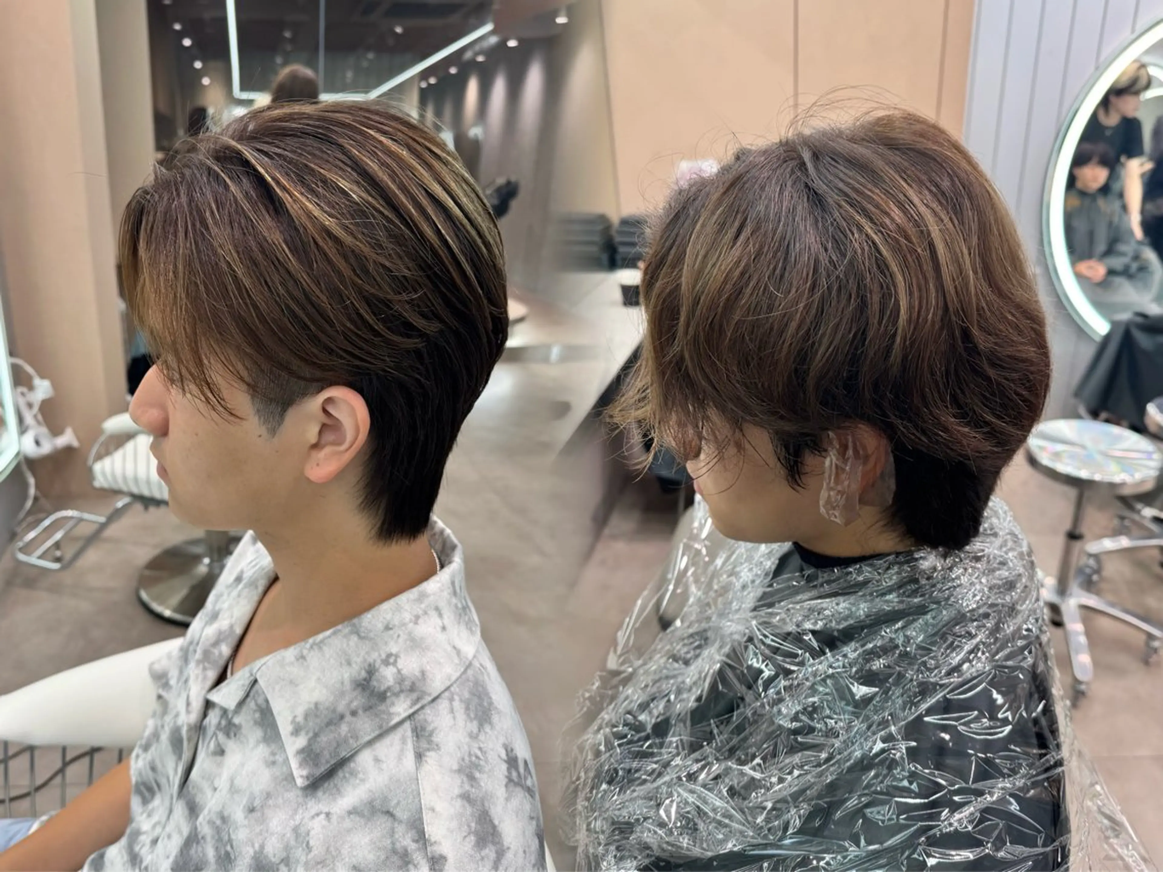 ショート パーマ メンズ カット 縮毛矯正 🔶似合わせセンター パート/ヤス🔶のヘアスタイル