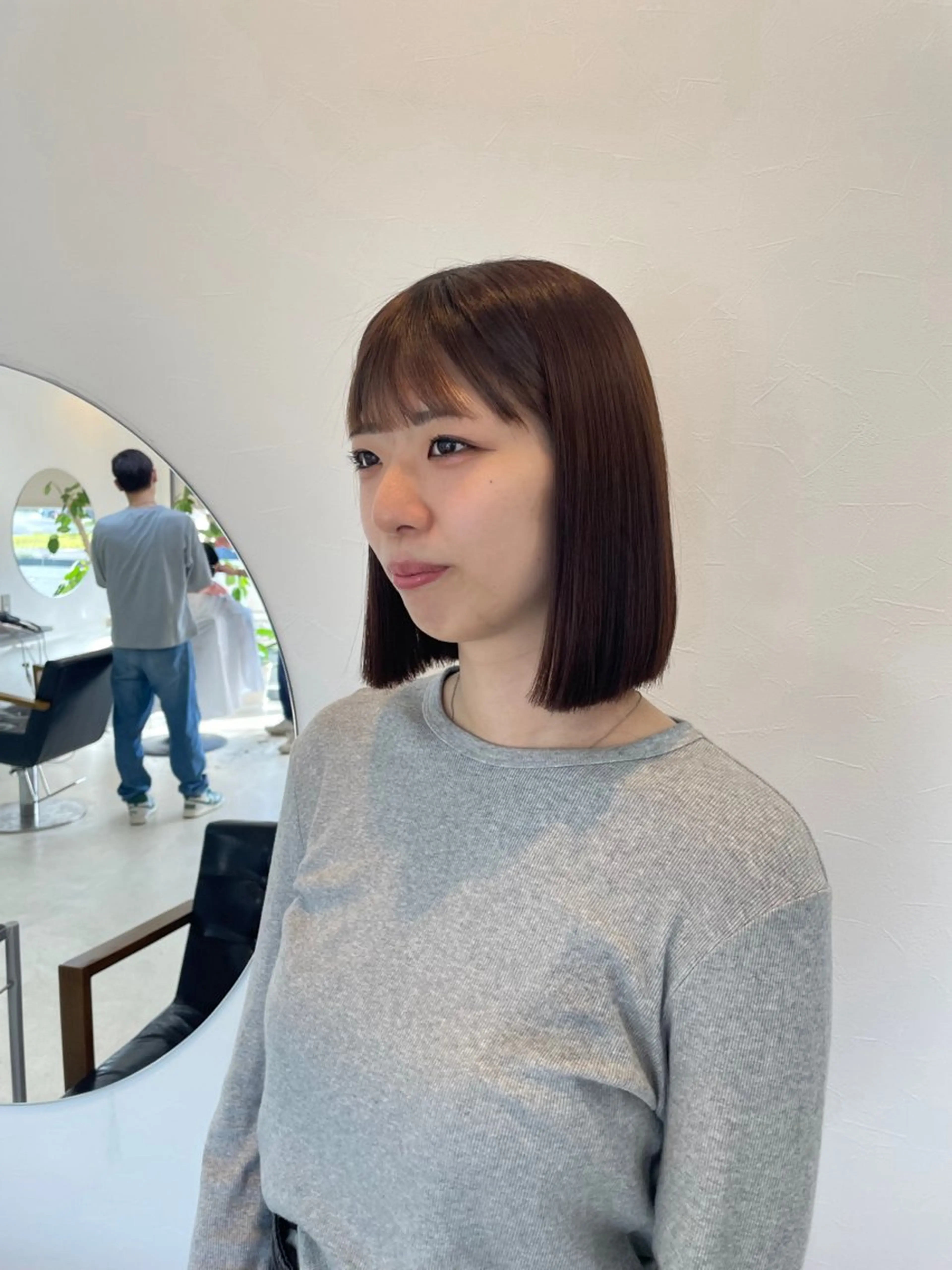 ショート ボブ 韓国風ヘア カット 前川 瑞希のヘアスタイル