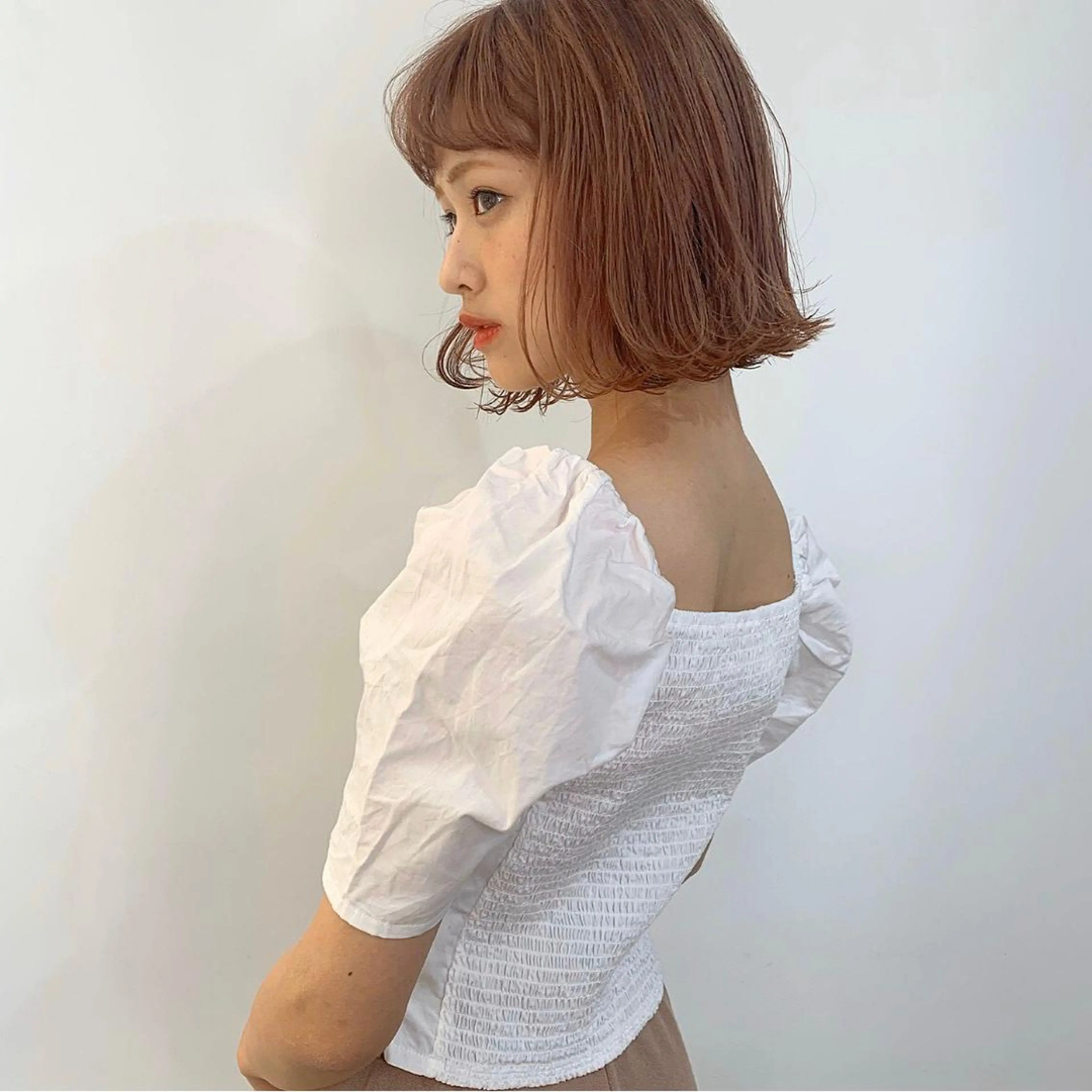 ショート 艶カラー/フェイス レイヤー/たむのヘアスタイル