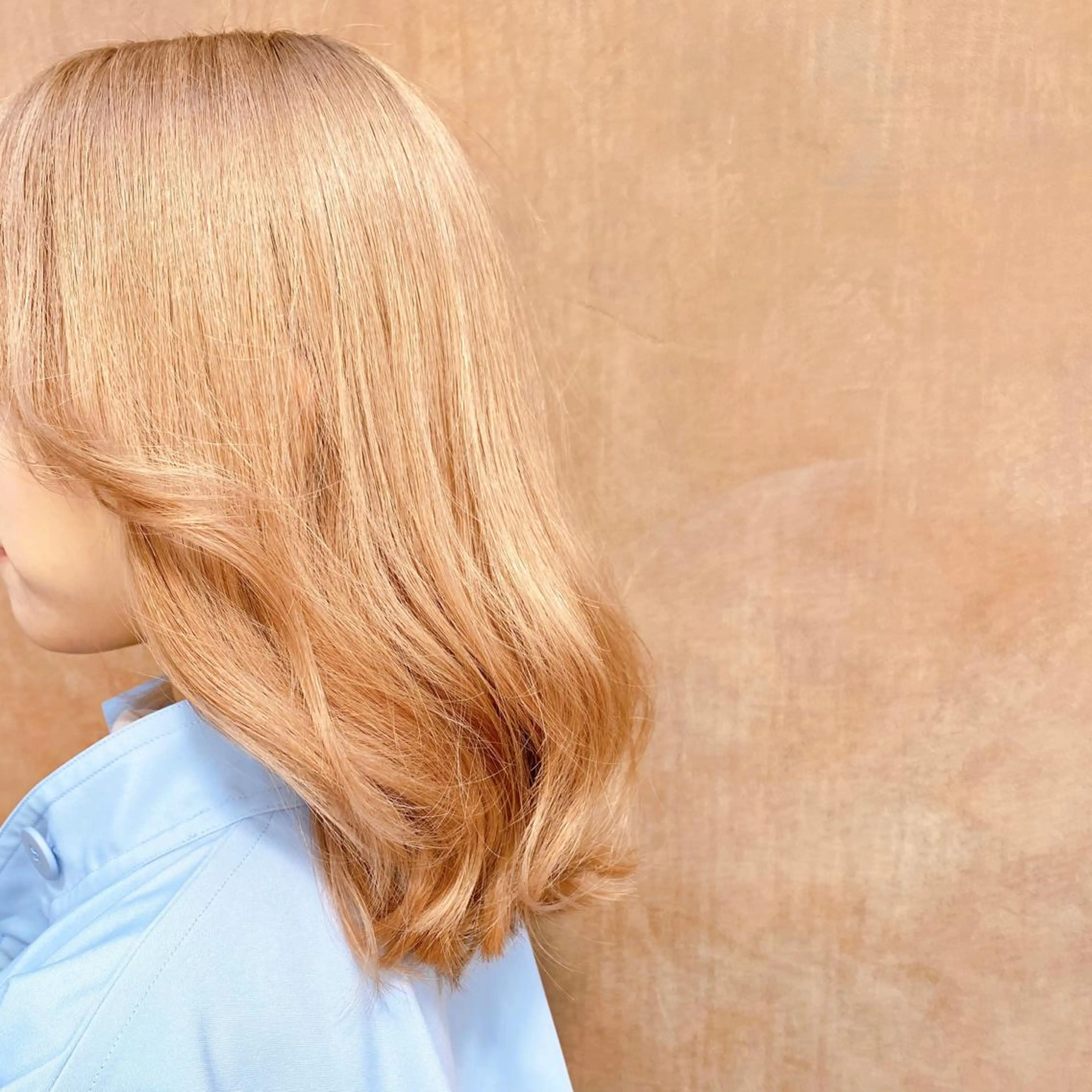 ミディアム カラー ベージュカラー ピンクカラー ピンクベージュ カット ヘアカラー トリートメント 普通の美容室じゃない ‼️/若林のヘアスタイル