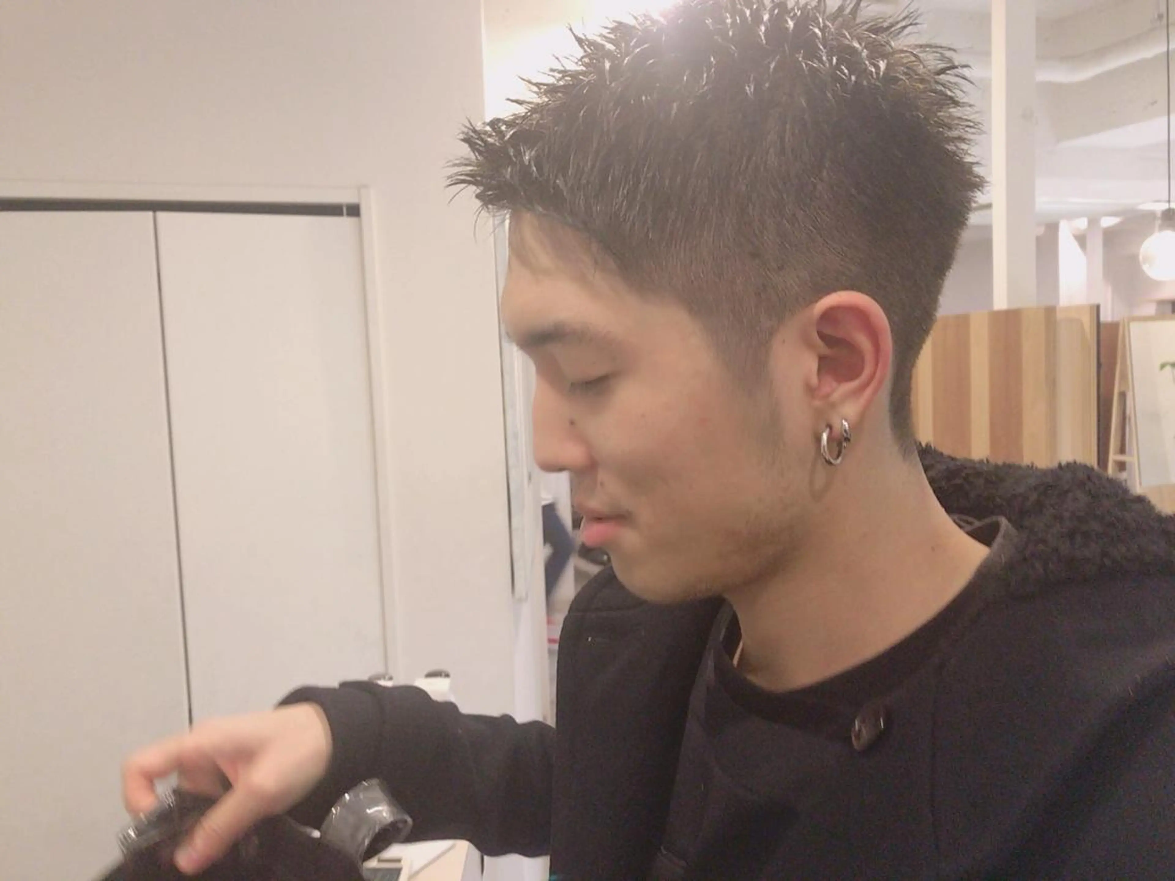 ショート カラー パーマ ヘアアレンジ メンズ 刈り上げ カット ヘアカラー CHIC share salon所属・ちこ .のヘアスタイル