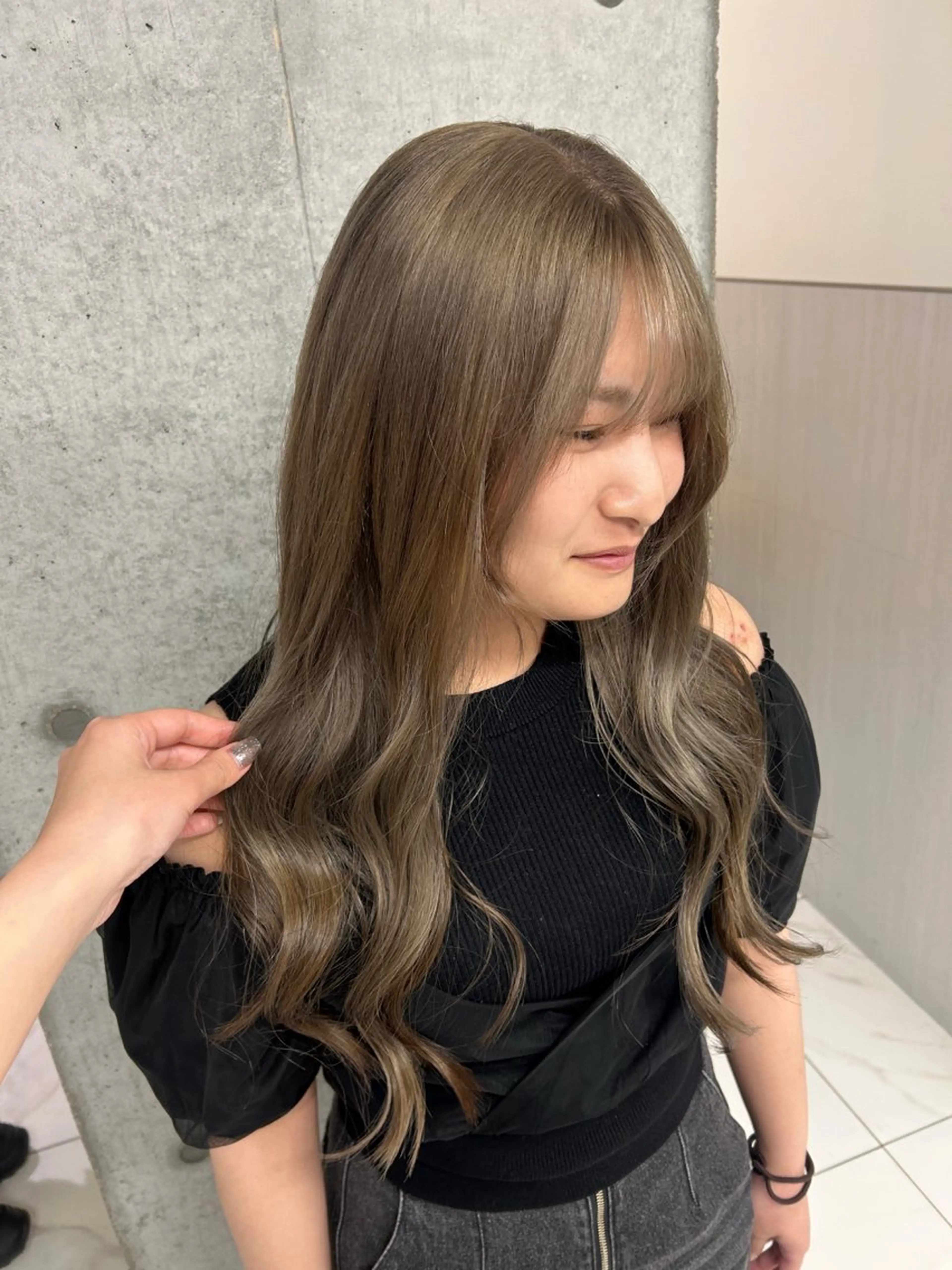 ロング ️💜akari💜 ハイトーン/レイヤーのヘアスタイル