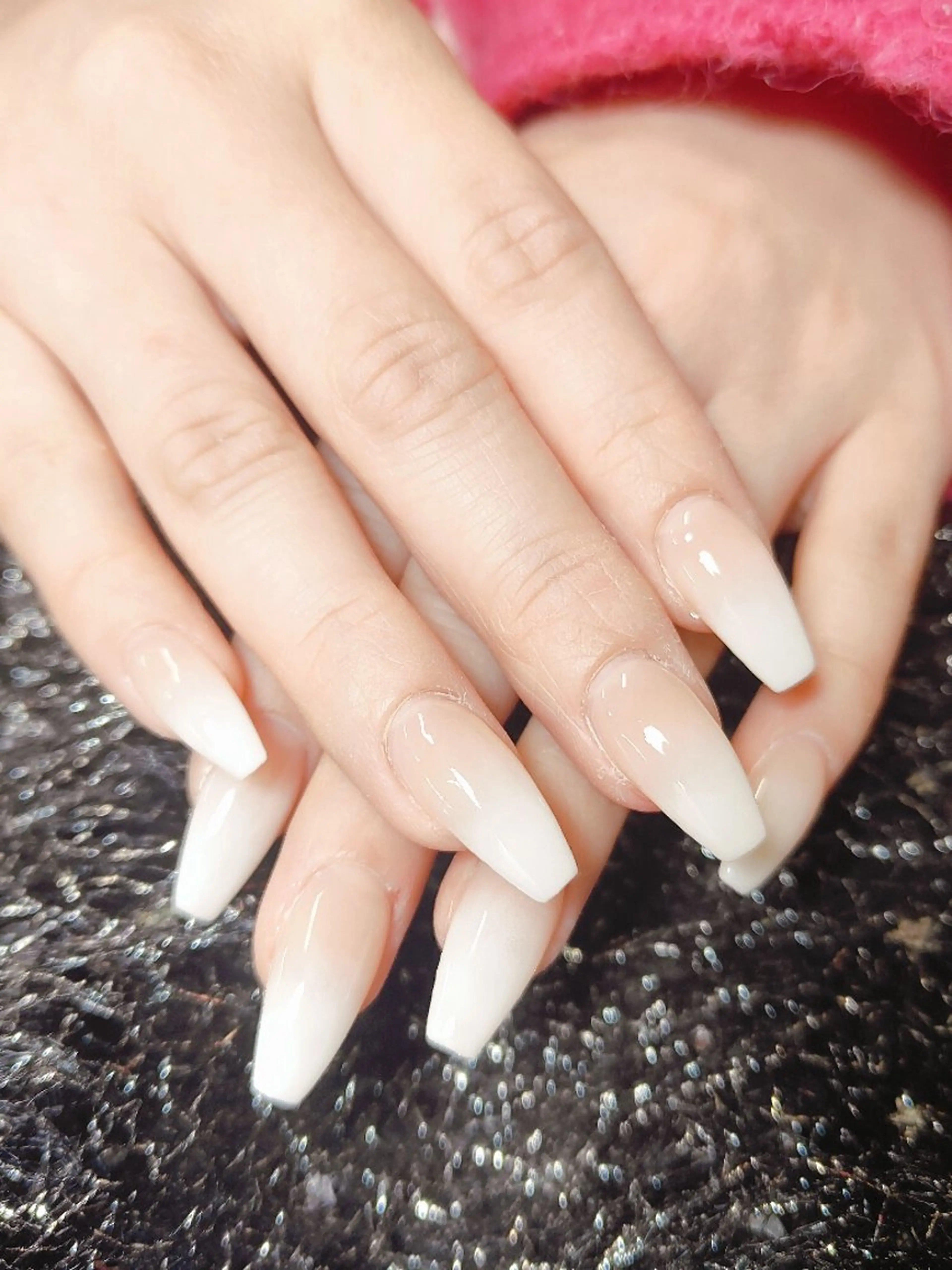 ネイル 成人式 フラッシュネイル フレンチネイル ジェルネイル グラデーション Lya Nail_ Umikoのネイルデザイン