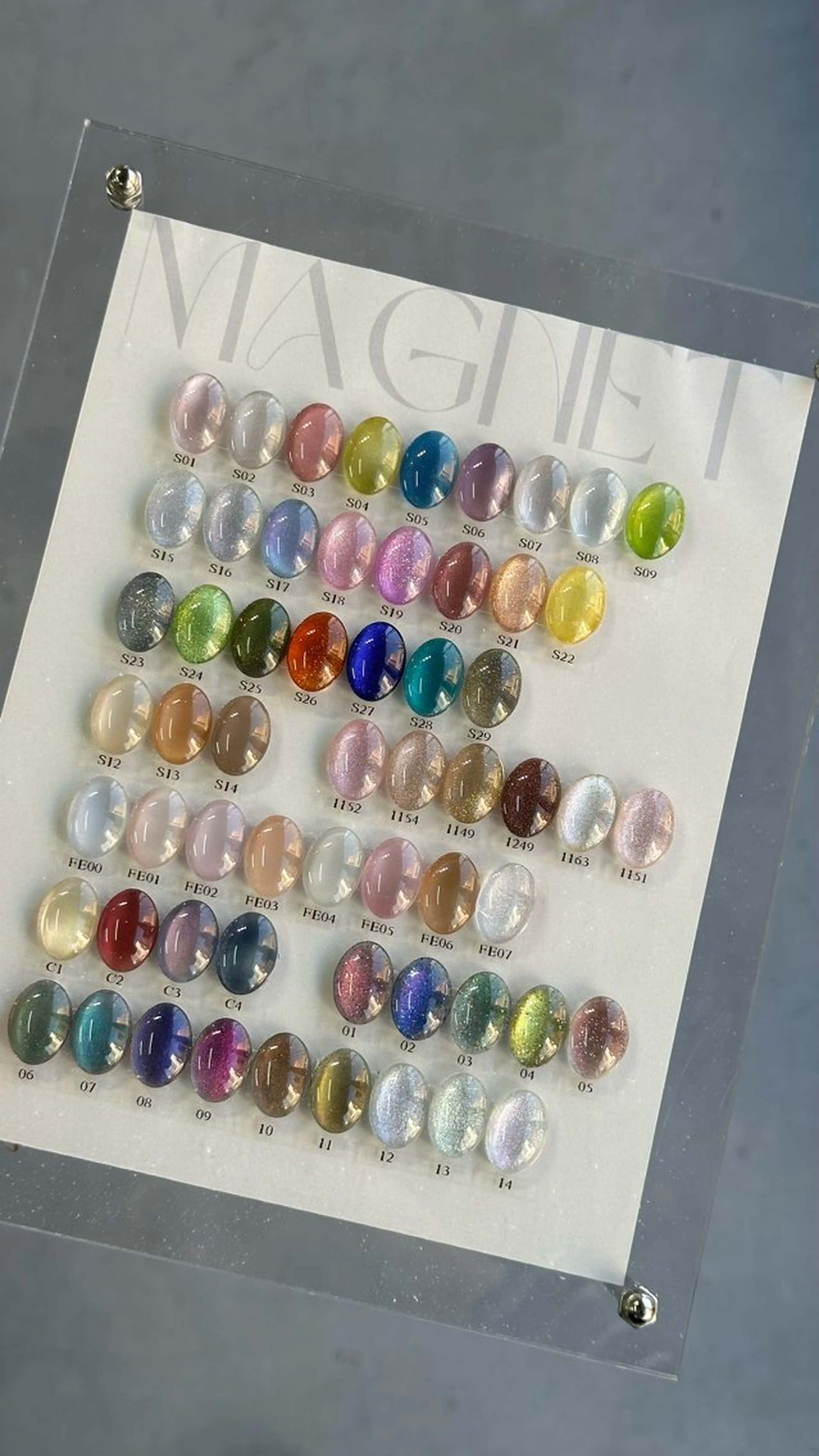 magnet color💅（オフなし）つやつやマグネット60種以上🫧の写真