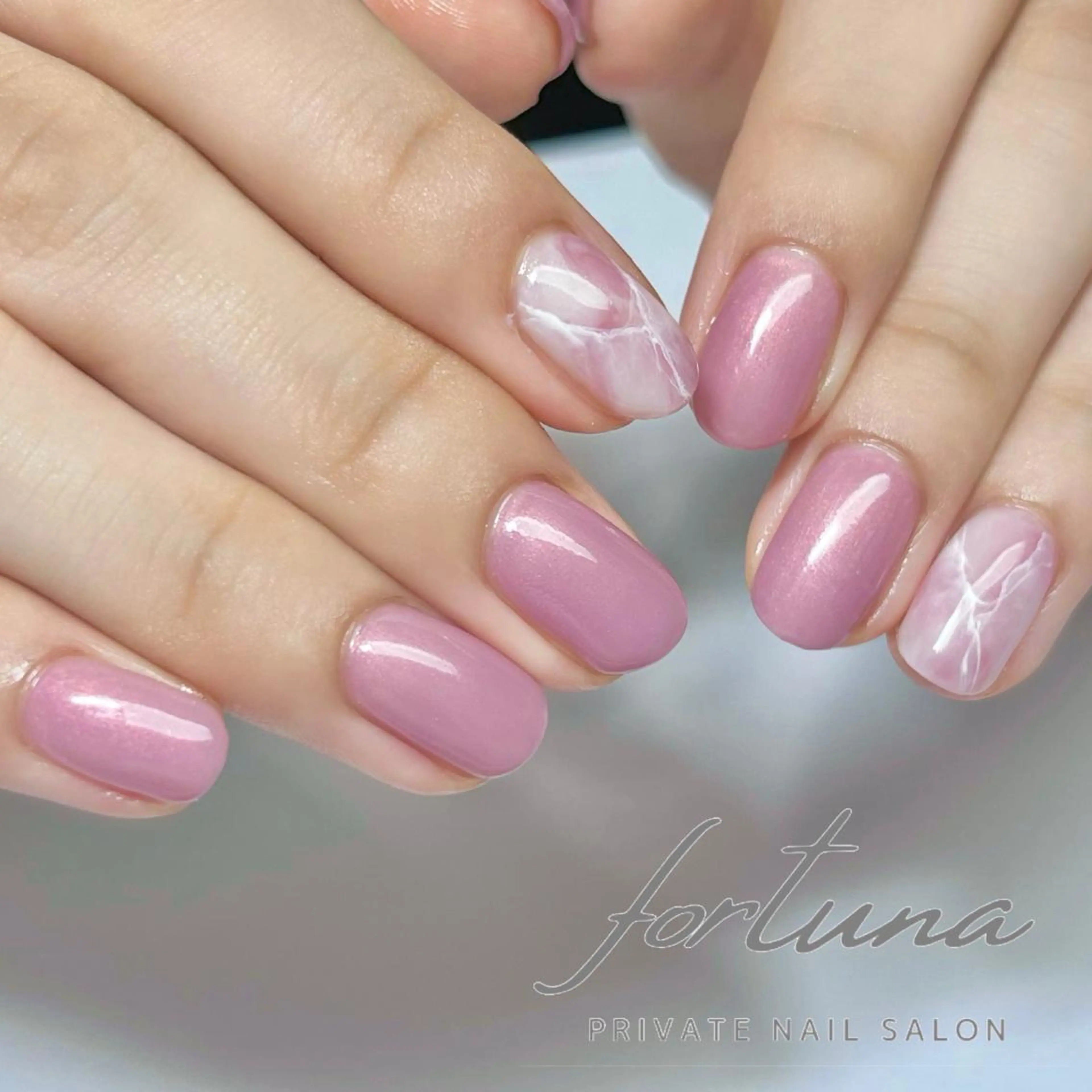 ネイル シンプルネイル ハンドネイル fortuna 武藤裕美のネイルデザイン