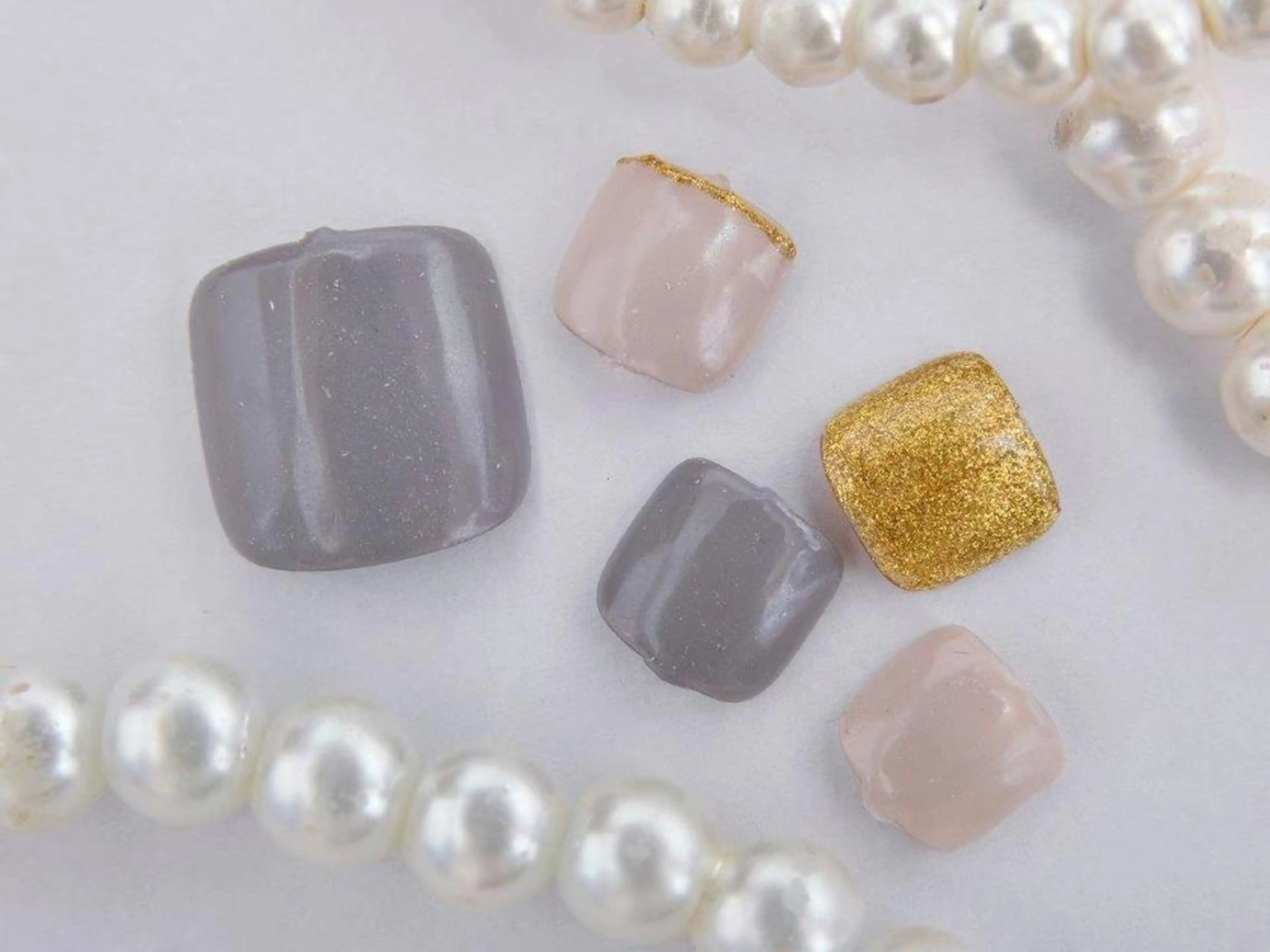 ネイル 桜ネイル 成人式 長さ出し フラッシュネイル フットネイル 💗🪽Tiary Nail🪽💗のネイルデザイン