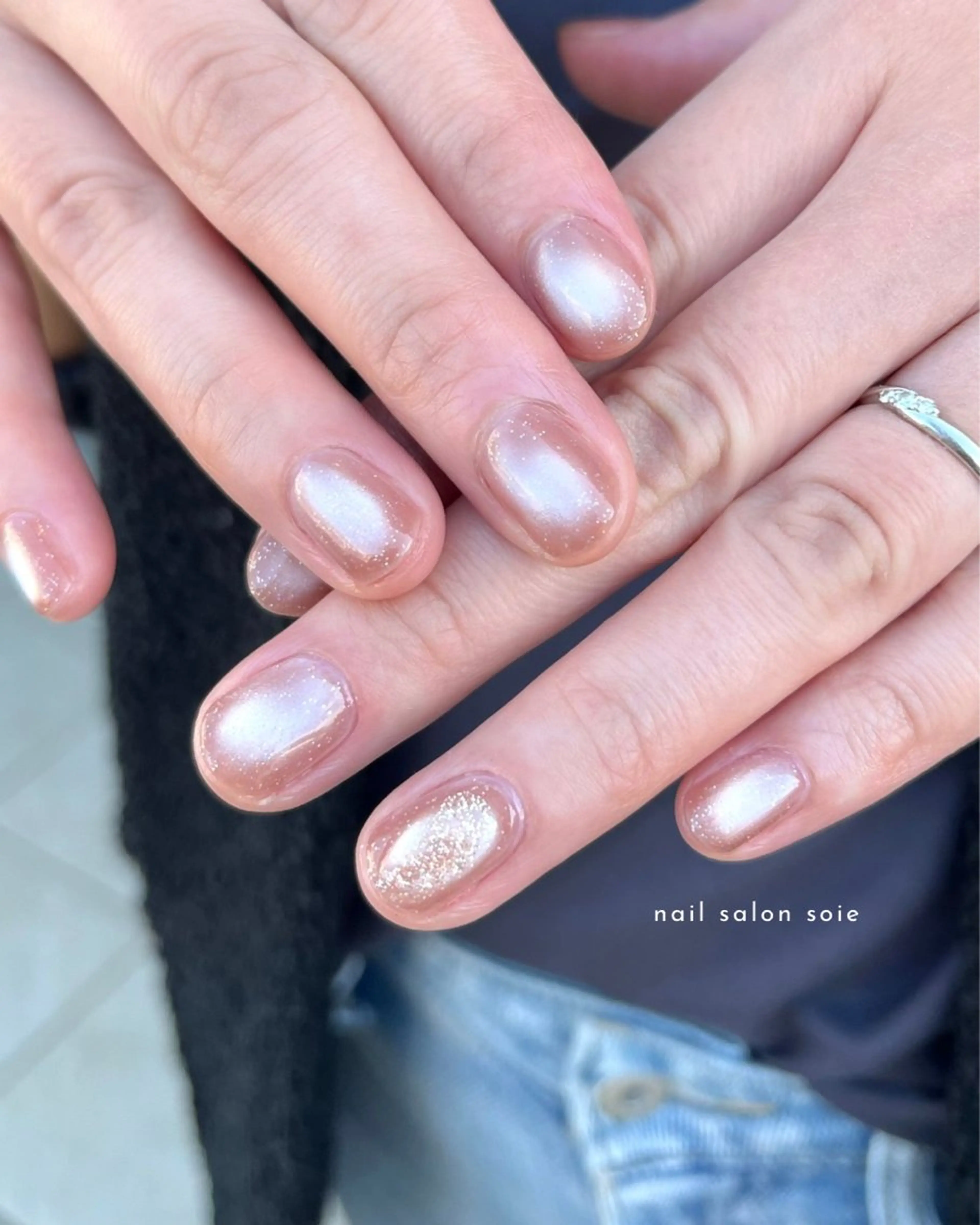 ネイル アートネイル ワンカラーネイル soie nailのネイルデザイン