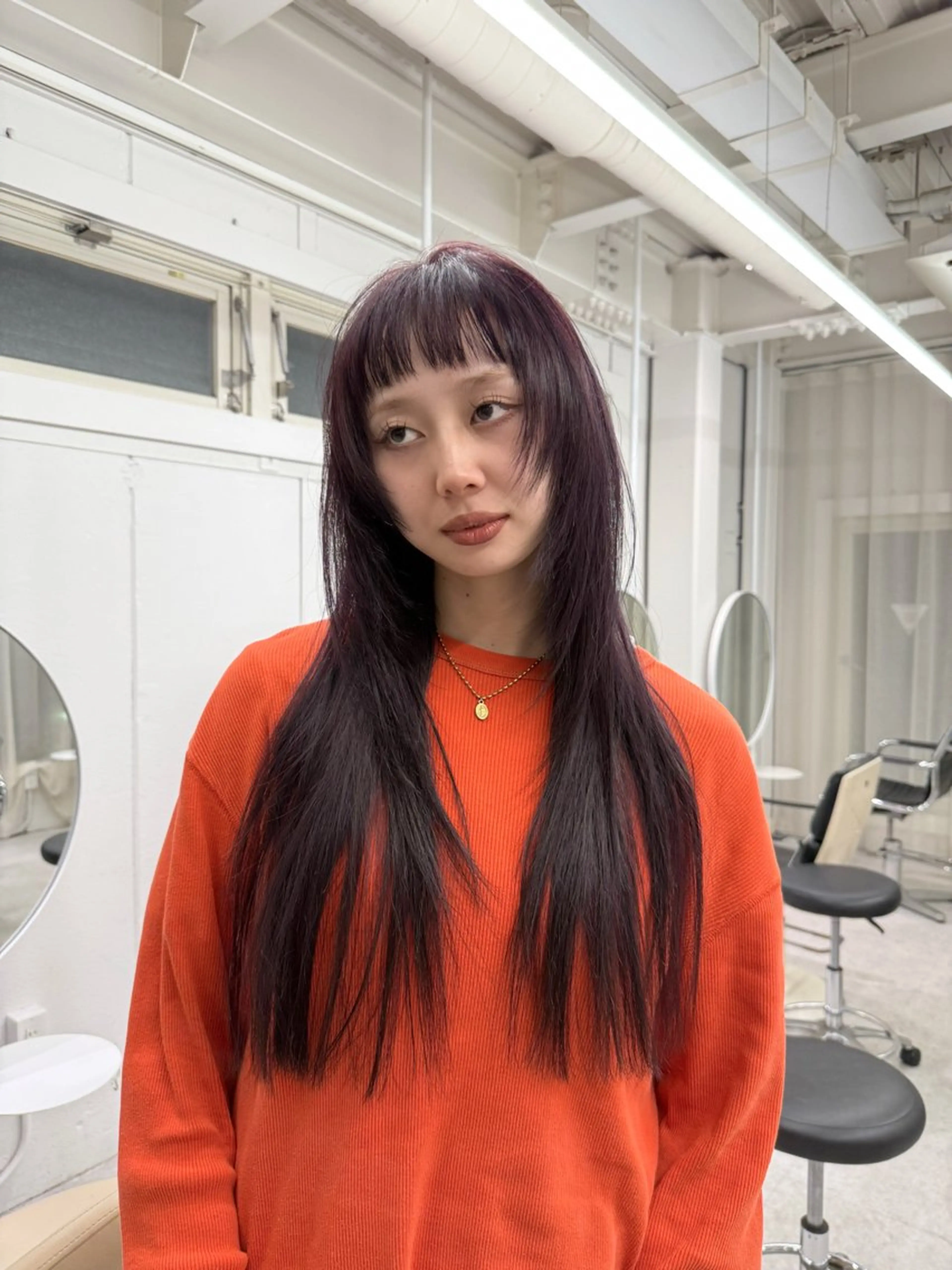 ロング カラー ヘアアレンジ ヘアカラー トリートメント 🦠デザインカラー/ 魚瀬あおい🦠のヘアスタイル