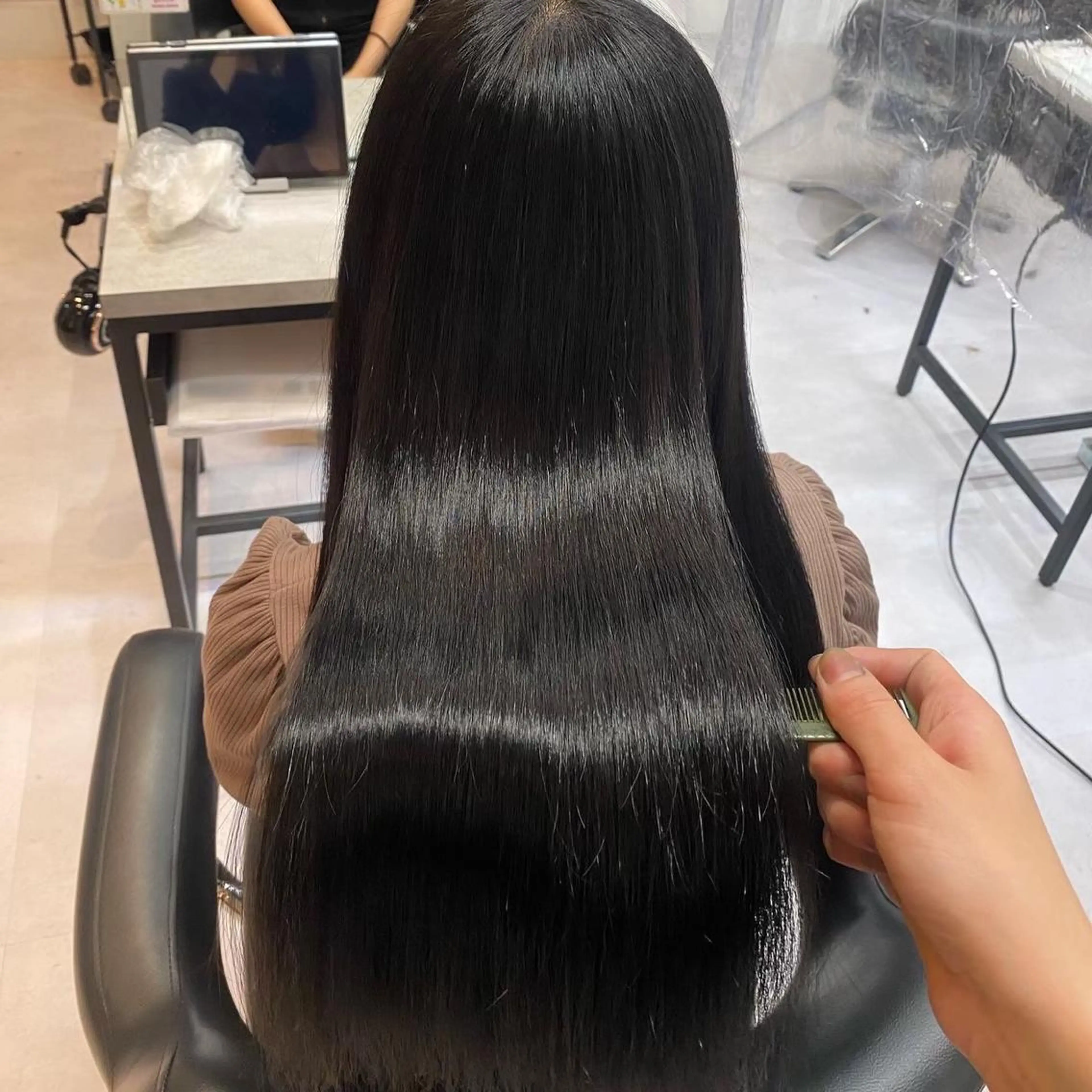 ロング カラー 🎴 永井あさひ🎴のヘアスタイル