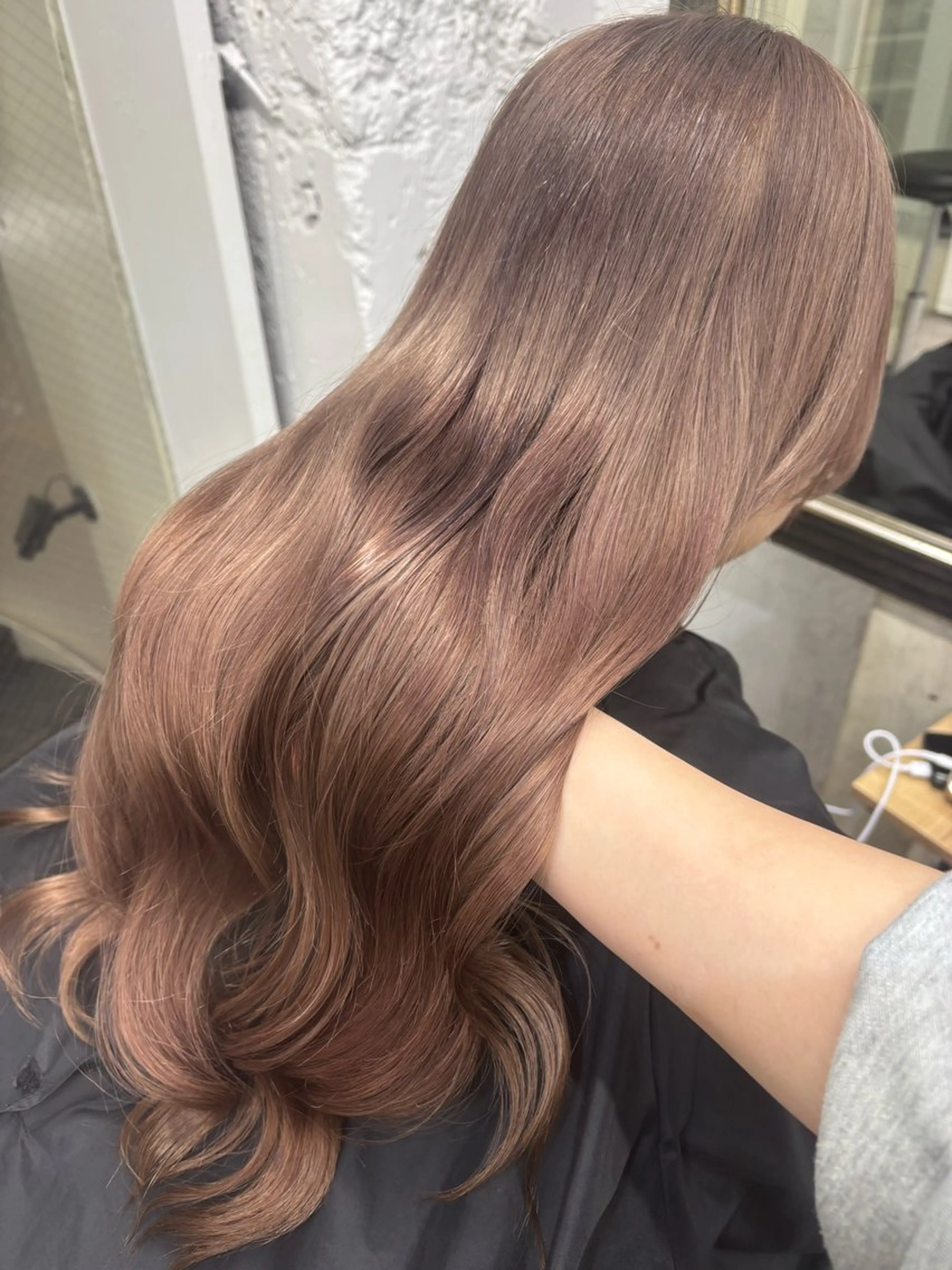 ロング カラー ハイトーン/ダブル カラー/akihoのヘアスタイル