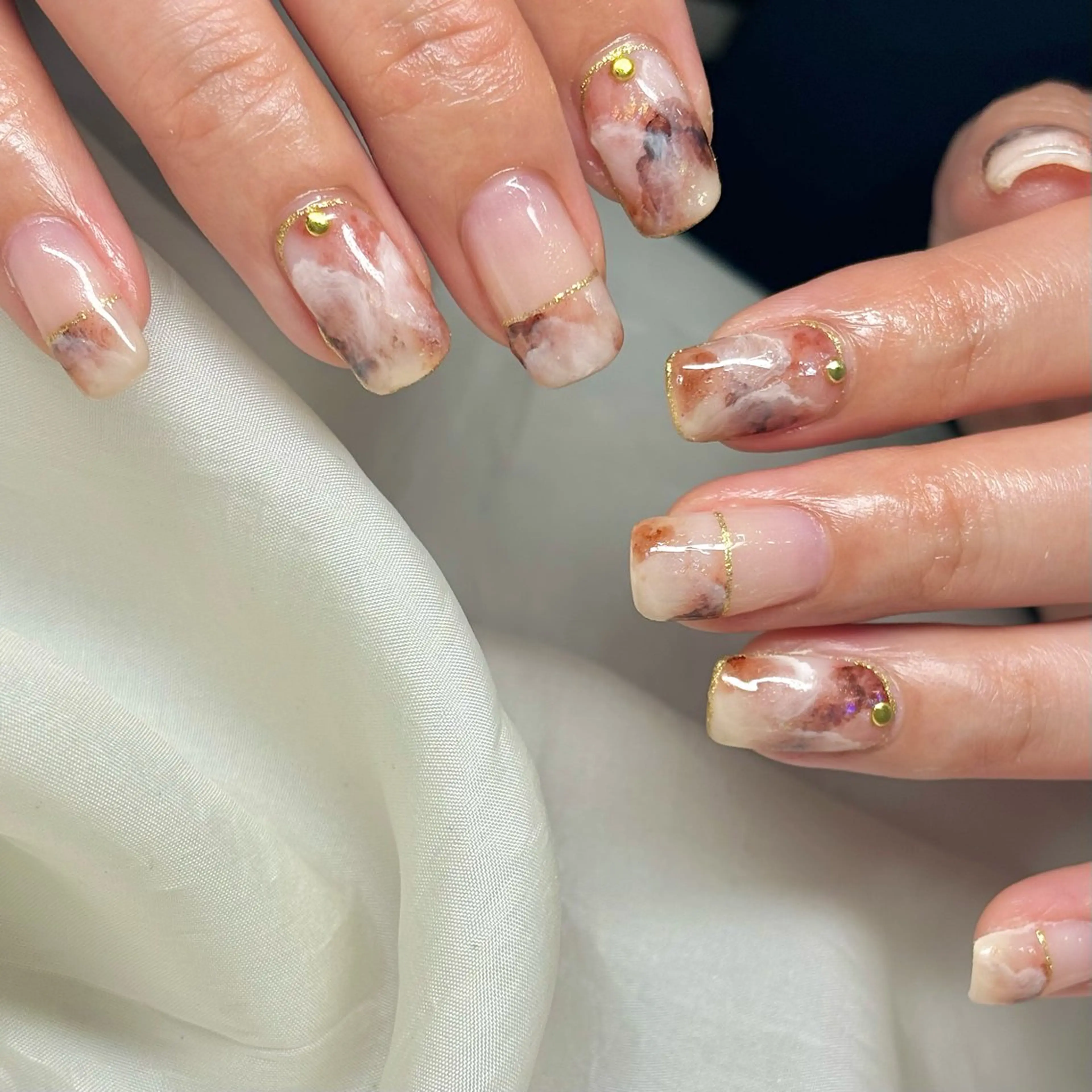 メンズ ネイル ハンドネイル ハンドケア nail&eye Aoのマツエク・マツパデザイン