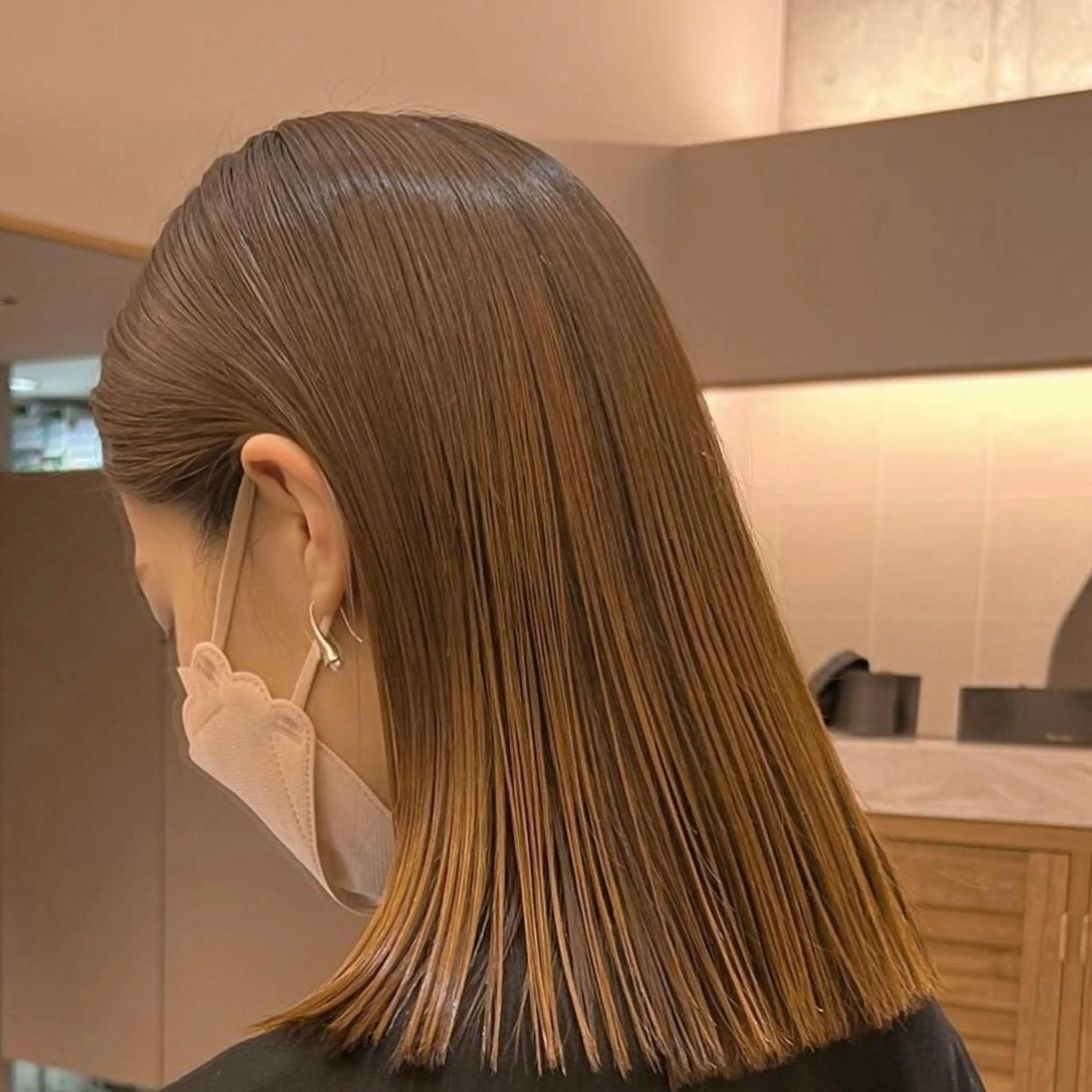 🦋カット+TOKIOSHNKA縮毛矯正+美髪5stepTOKIOトリートメント🦋の写真