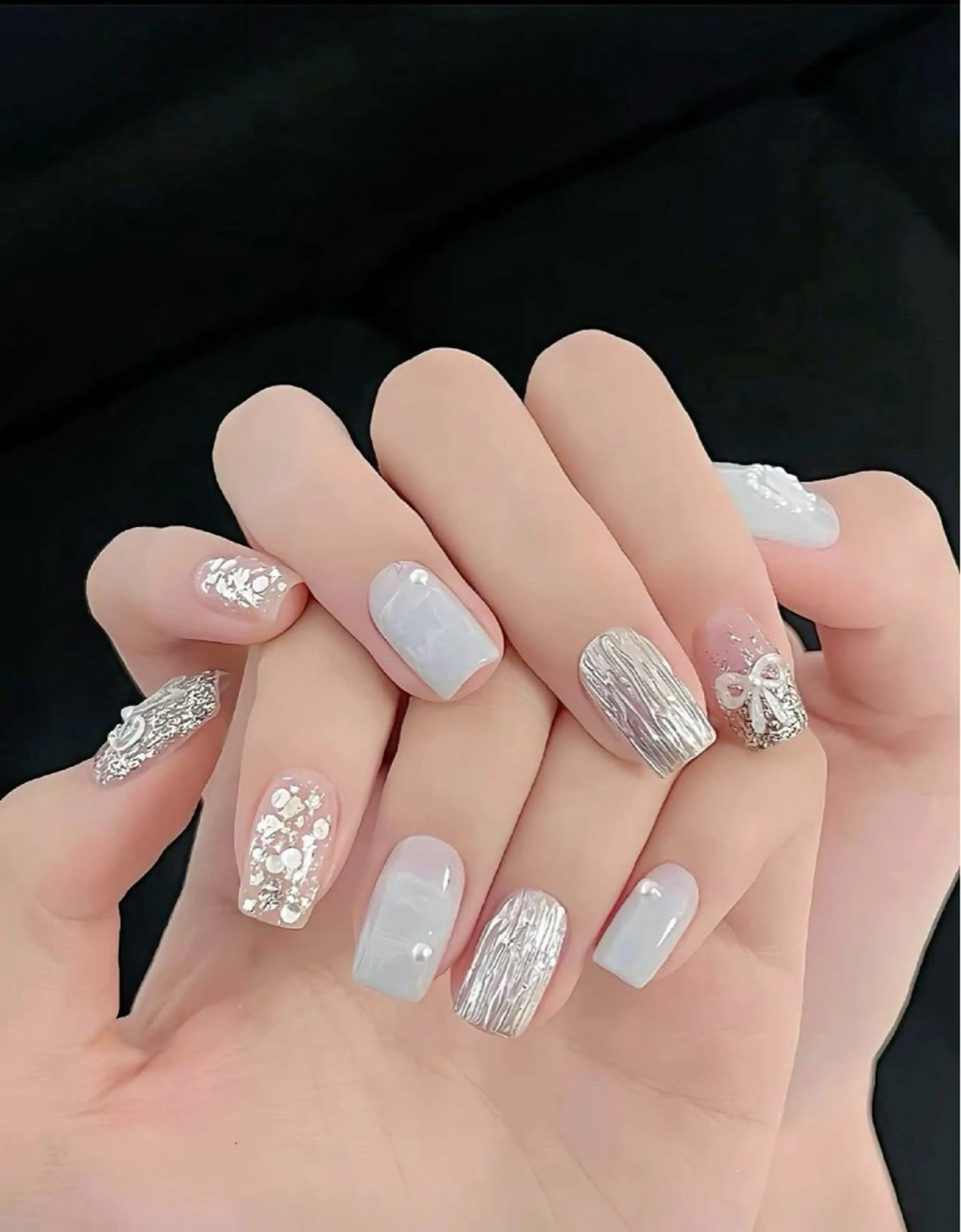 ネイル チークネイル 桜ネイル フットネイル フレンチネイル ジェルネイル YURI NAILのネイルデザイン