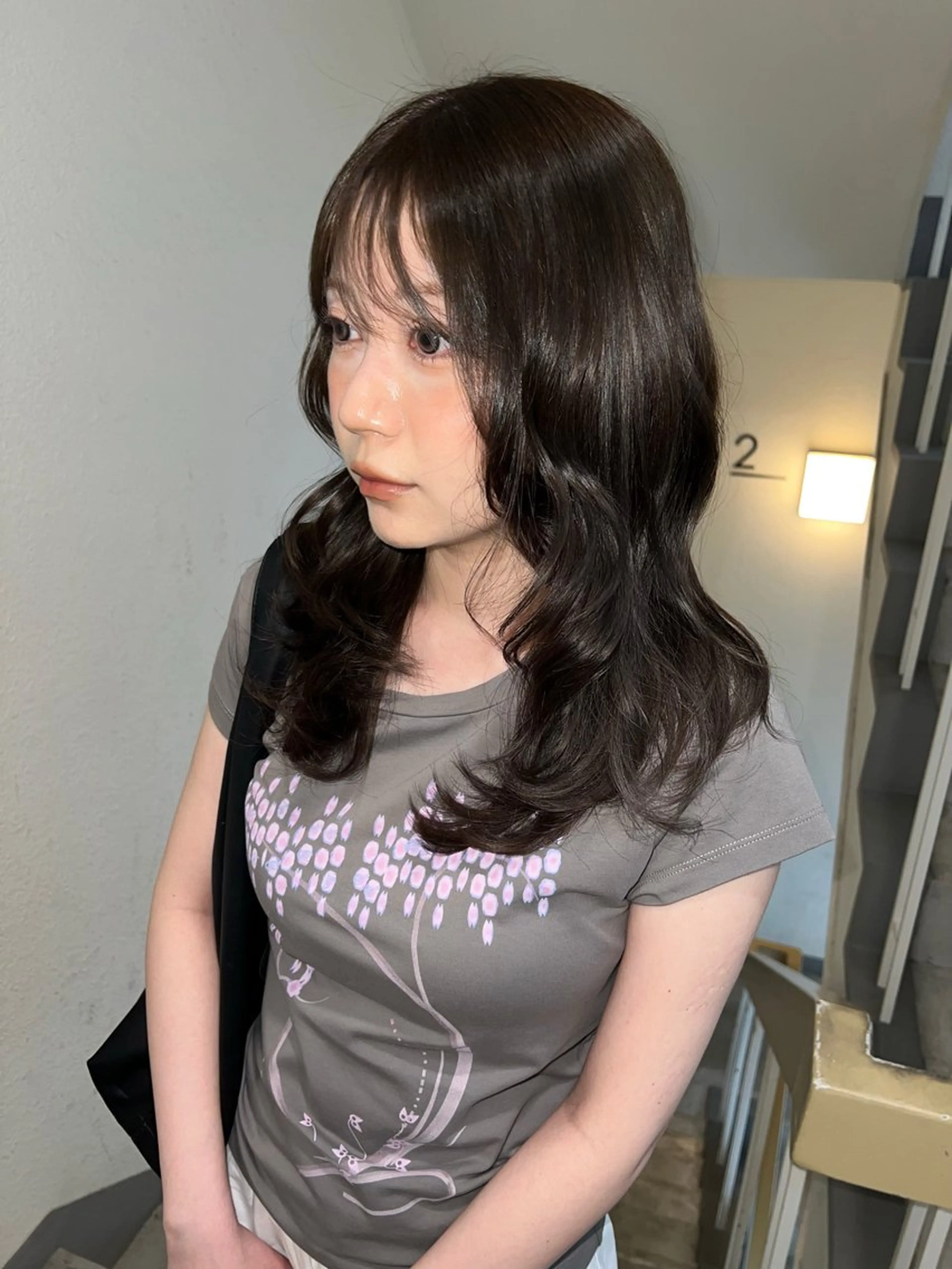 セミロング カラー ヘアカラー トリートメント SIKI所属・sliver siki/yuuのヘアスタイル