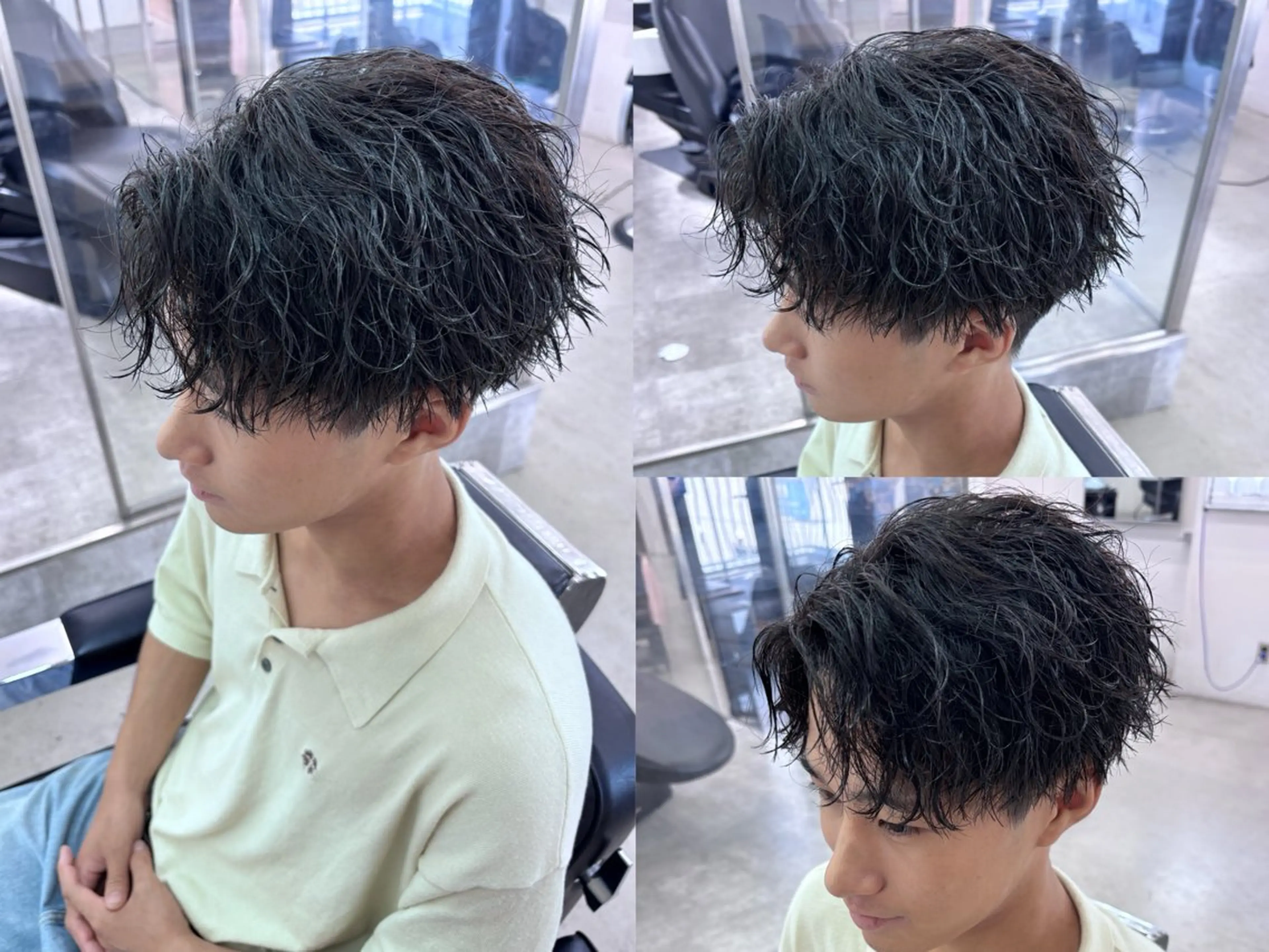 パーマ メンズ カット パーマ トリートメント 土岐 仁/メンズ専門 パーマ特化美容師🌀のヘアスタイル