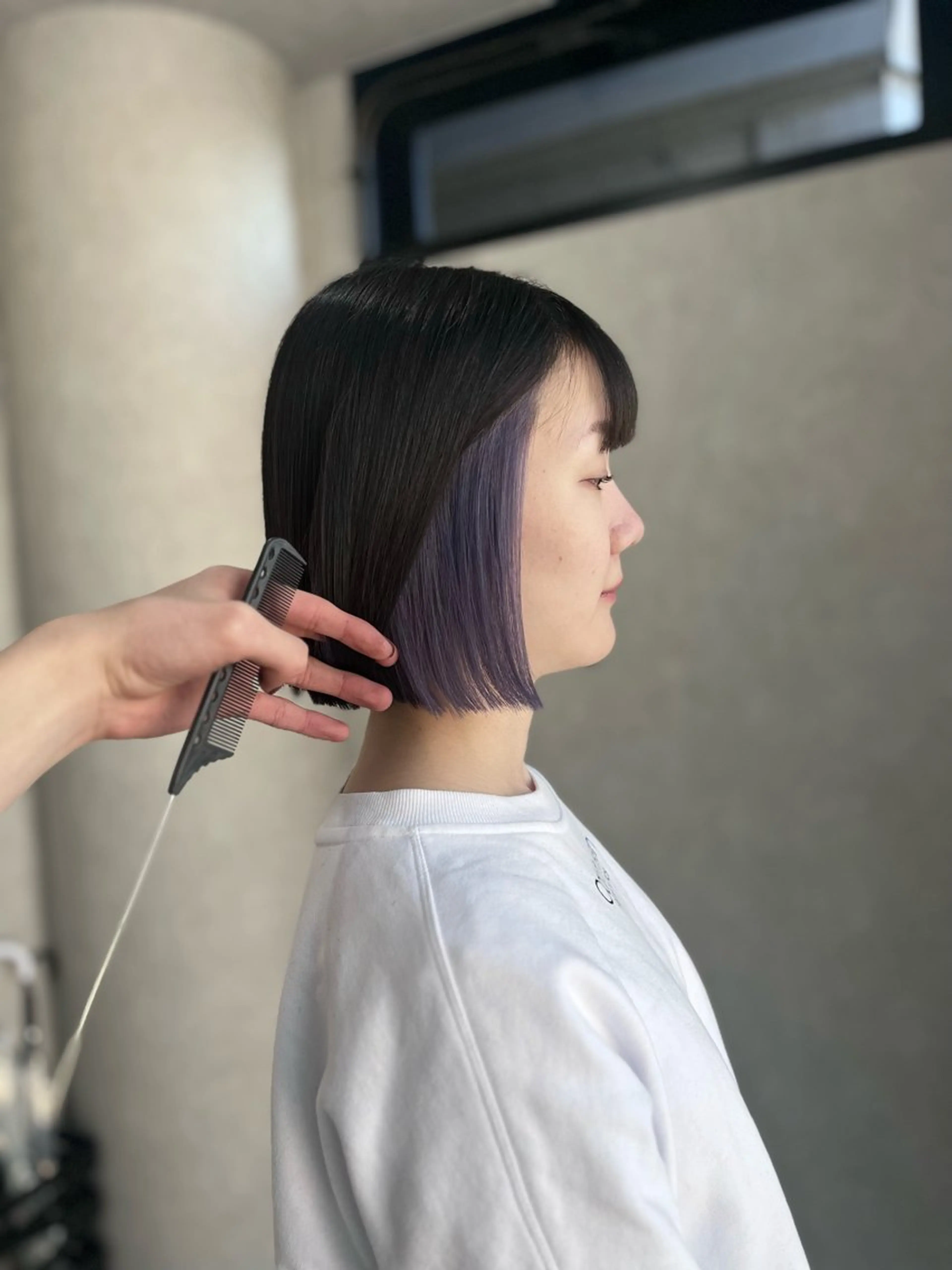 カラー UNBALANCE  OSAKA所属・縮毛矯正モデル 募集中Yuuriのヘアスタイル