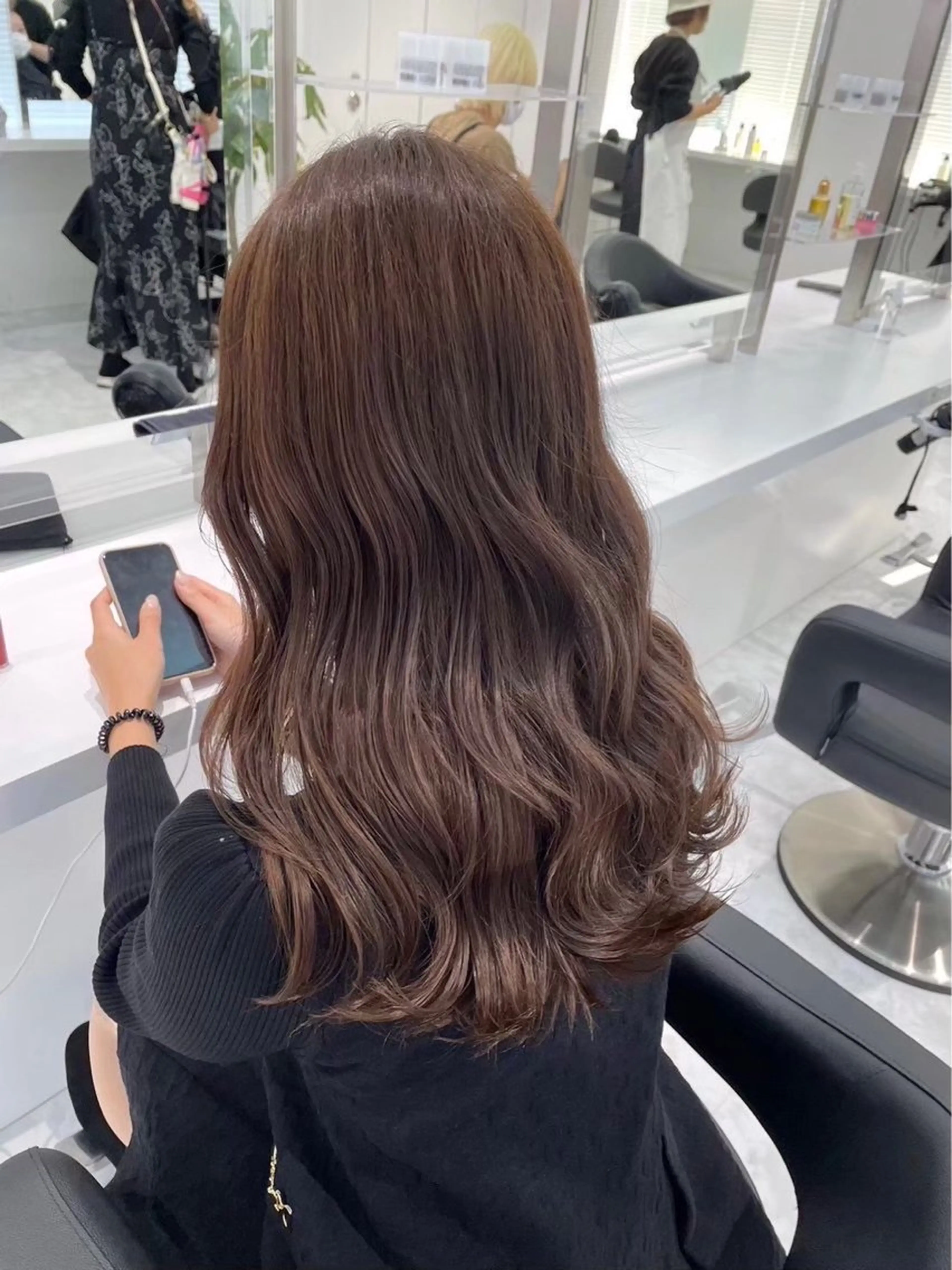 ロング 銀座/艶髪/ レイヤー/大葵のヘアスタイル