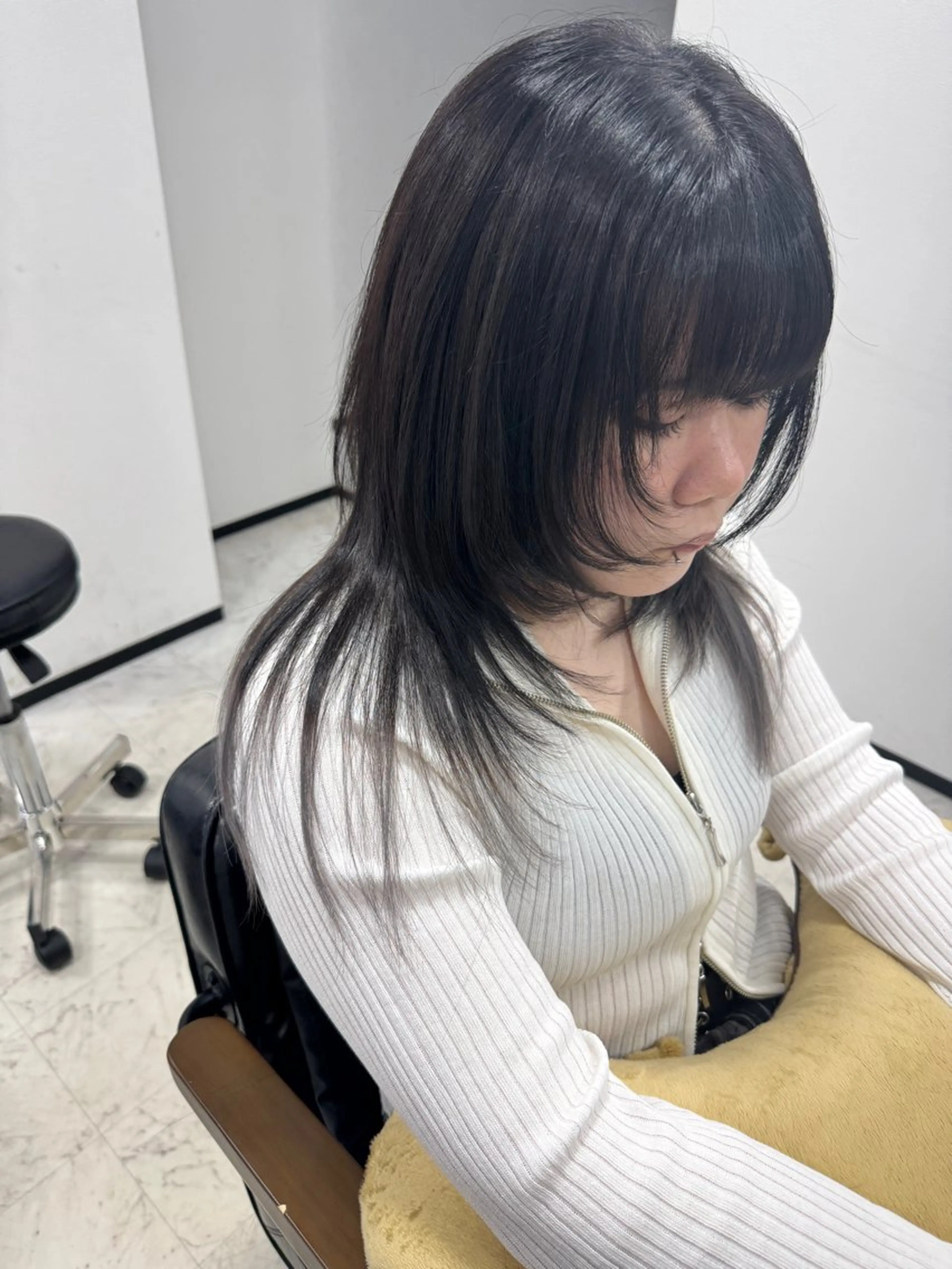 セミロング カット ヒラガカナ▼ ECLAT HAIRのヘアスタイル