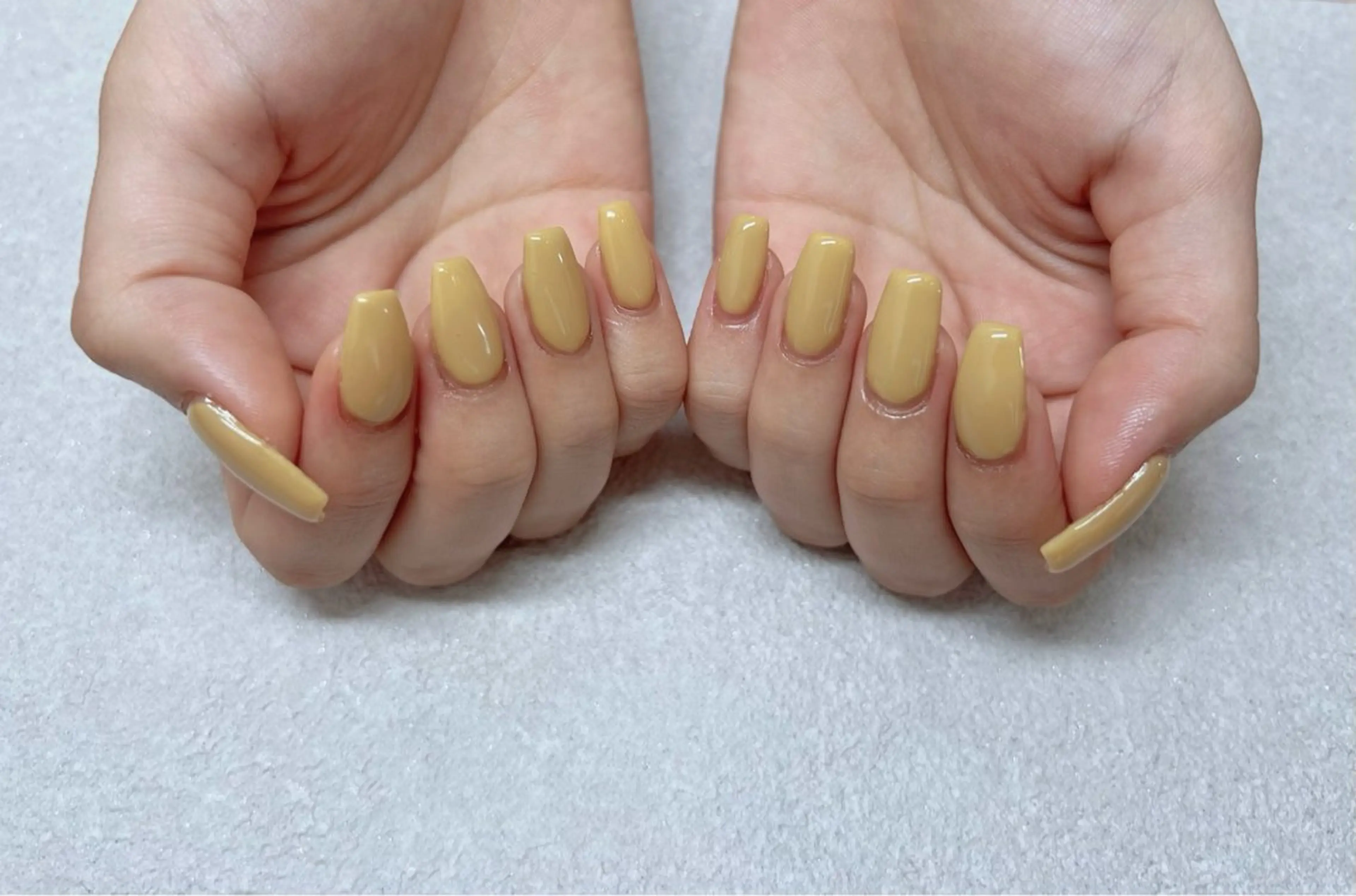 ネイル スクエアネイル パラジェル専門サロンマミーナオレンジ船橋店所属・。 ゆうのネイルデザイン