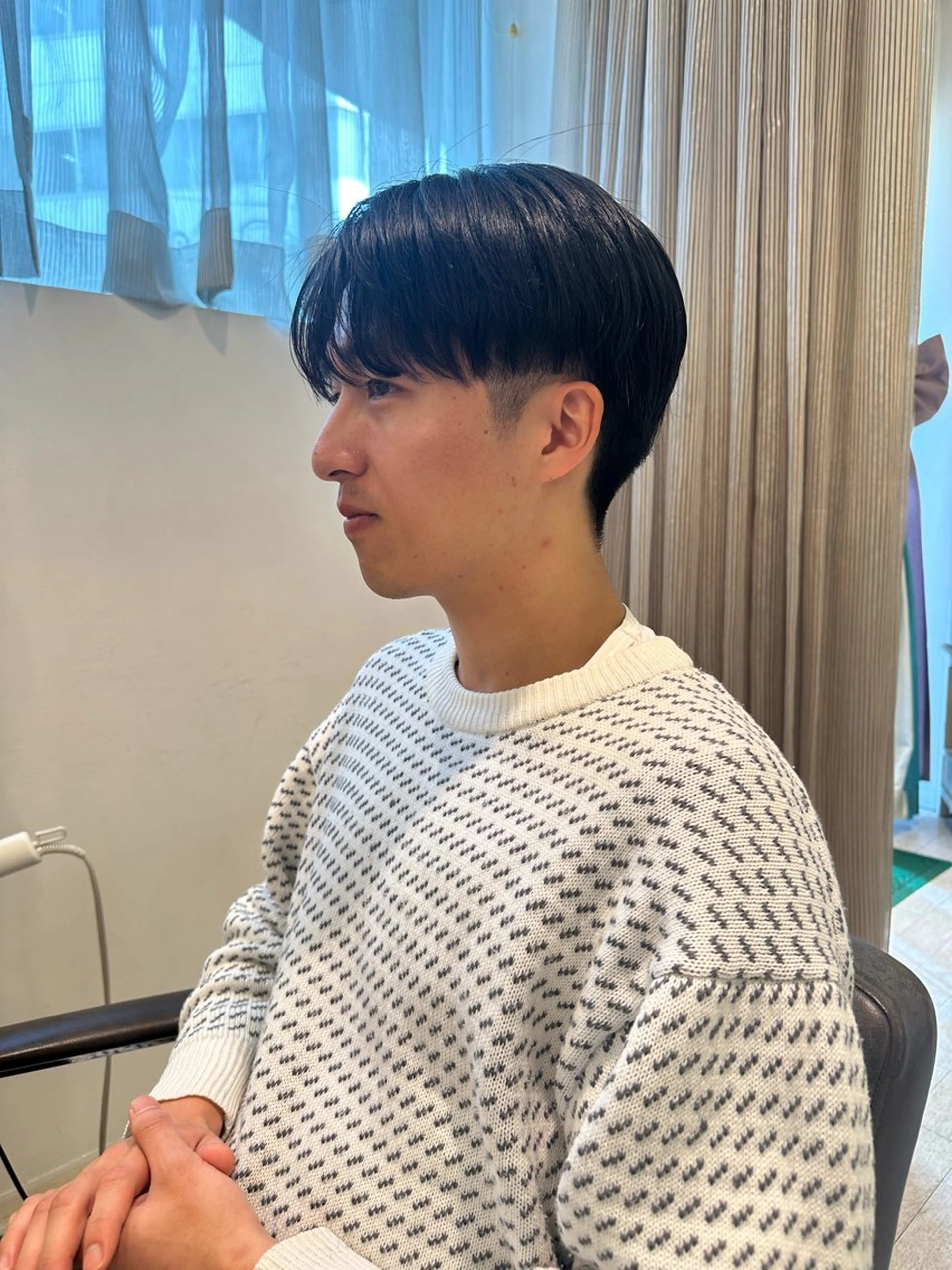 ショート メンズ シースルーバング Lita（リタ）所属・十希羽 / Litaのヘアスタイル