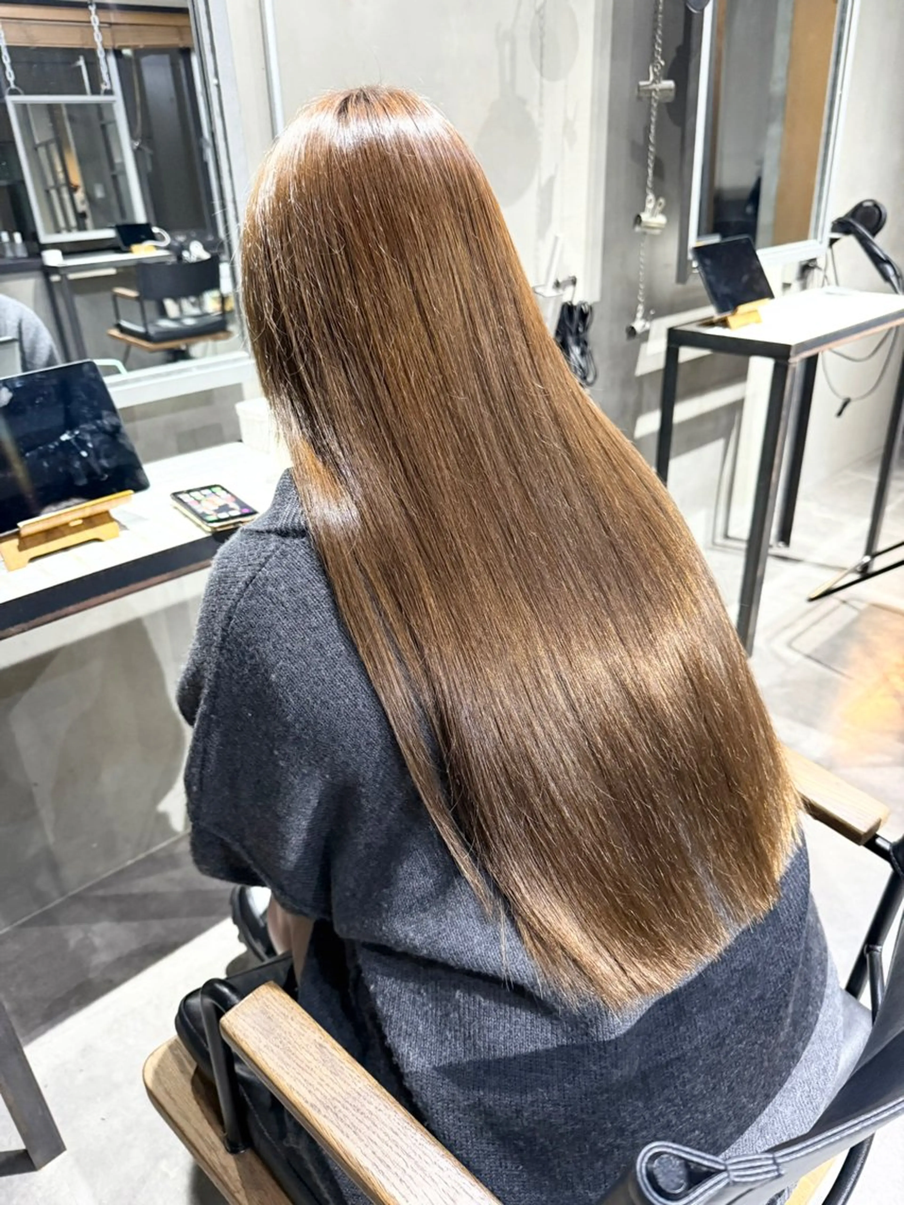 【12/23予約限定🌈】超音波付トリートメント＋艶カラー🩷の写真