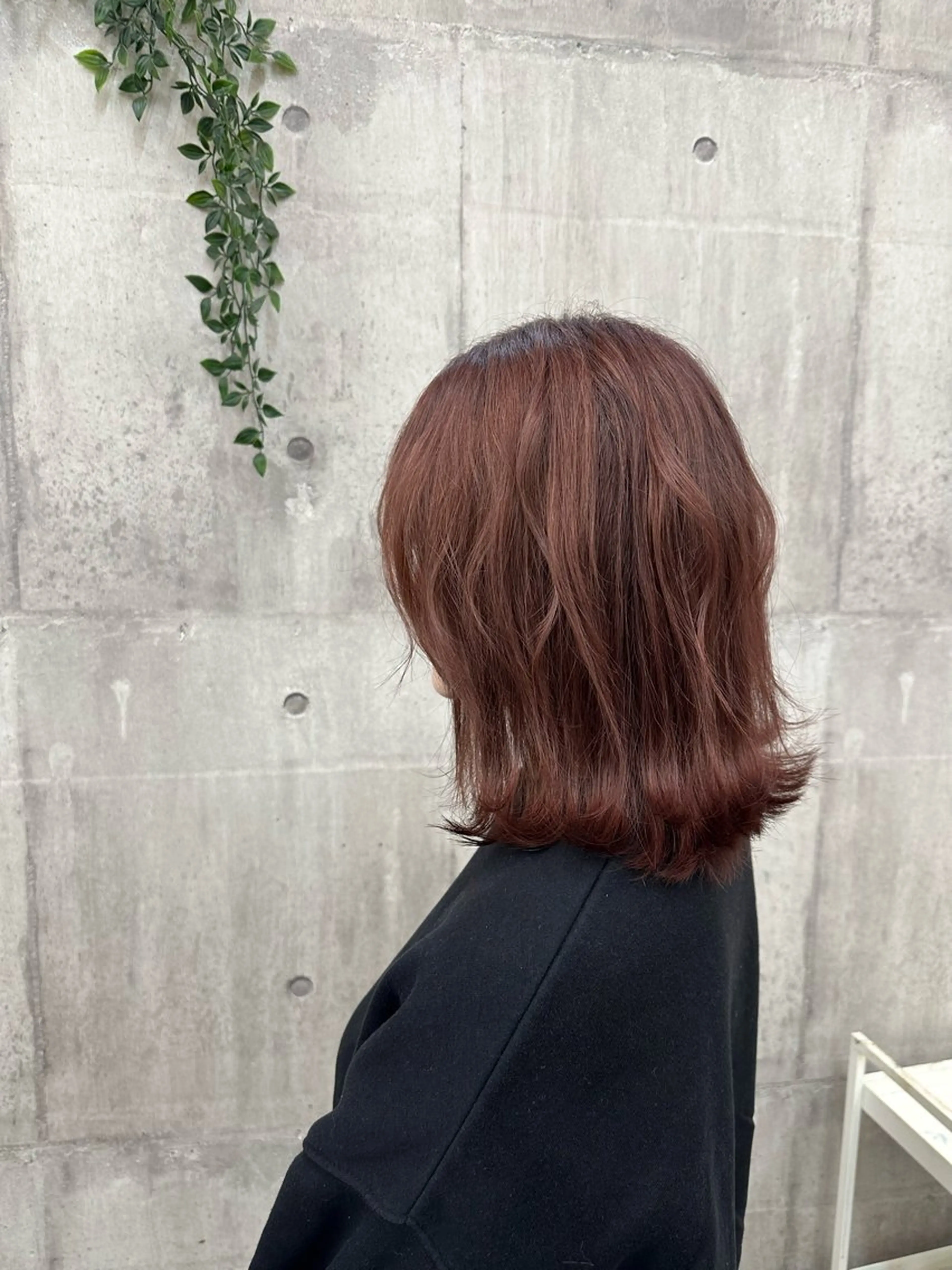セミロング カラー ケアカラー 森本 倭のヘアスタイル