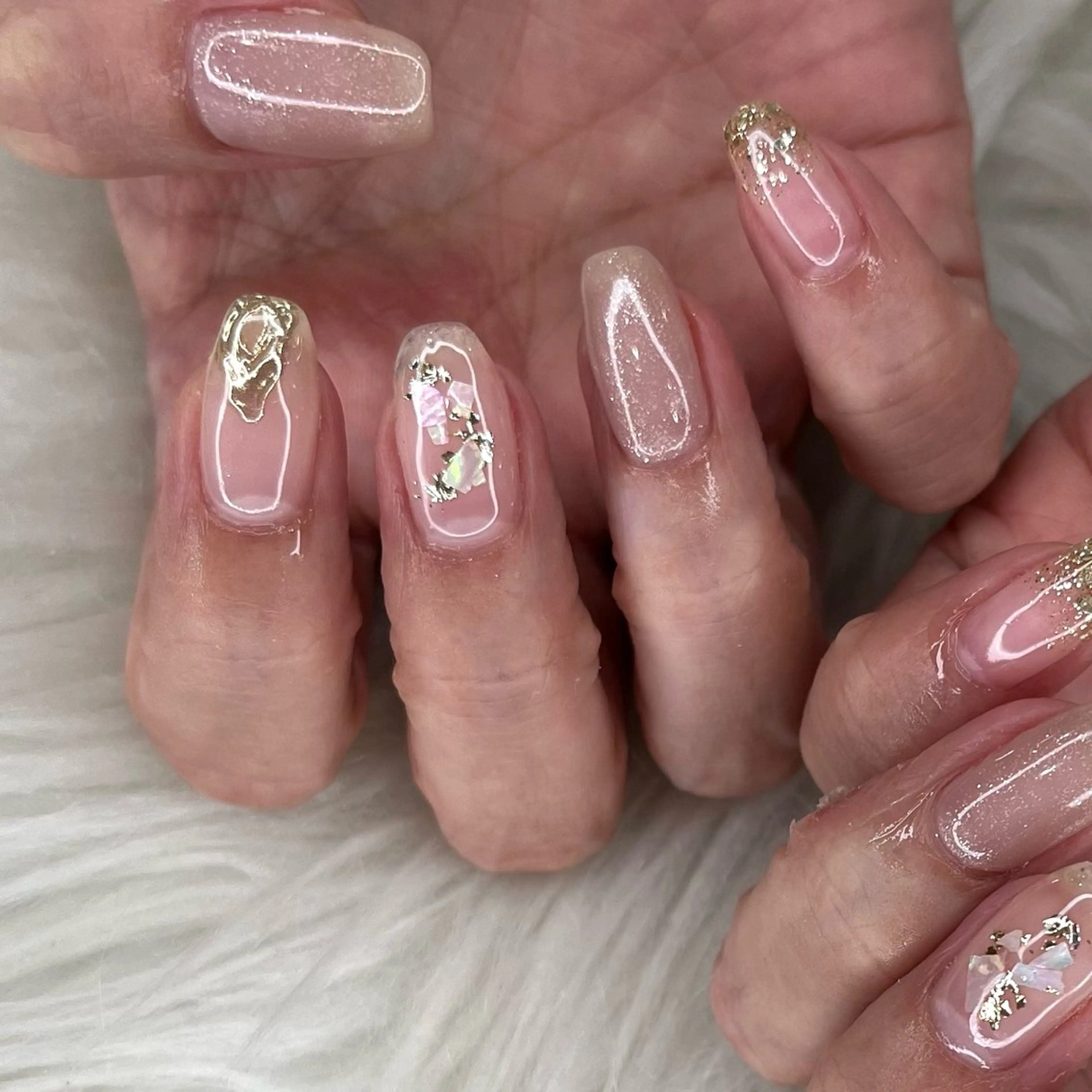 ネイル クリアネイル ニュアンスネイル BEAUTY LINE 藤沢店所属・Ayami 🐆🖤のネイルデザイン