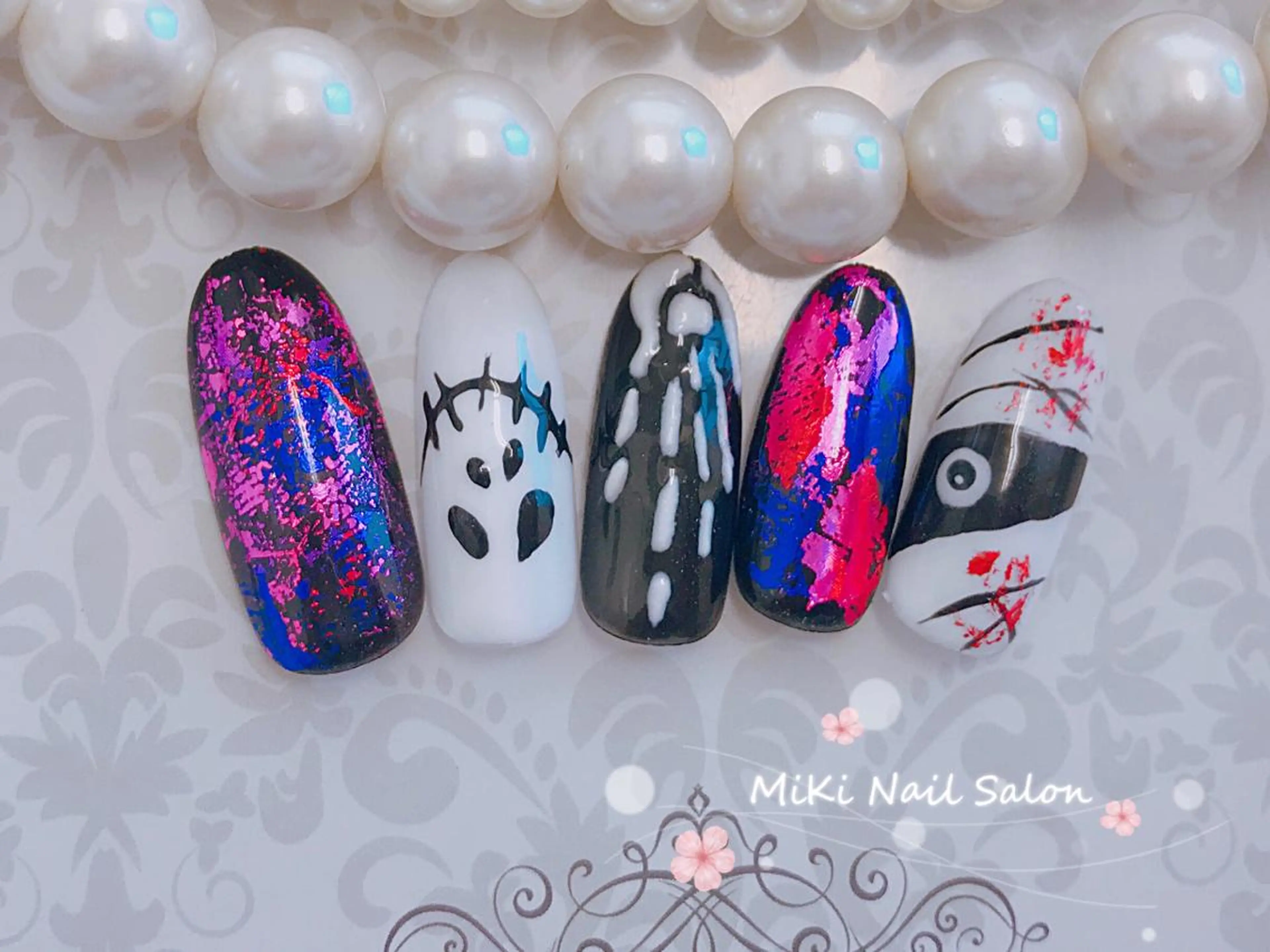 ネイル MiKi Nai池袋 長さだし得意のネイルデザイン