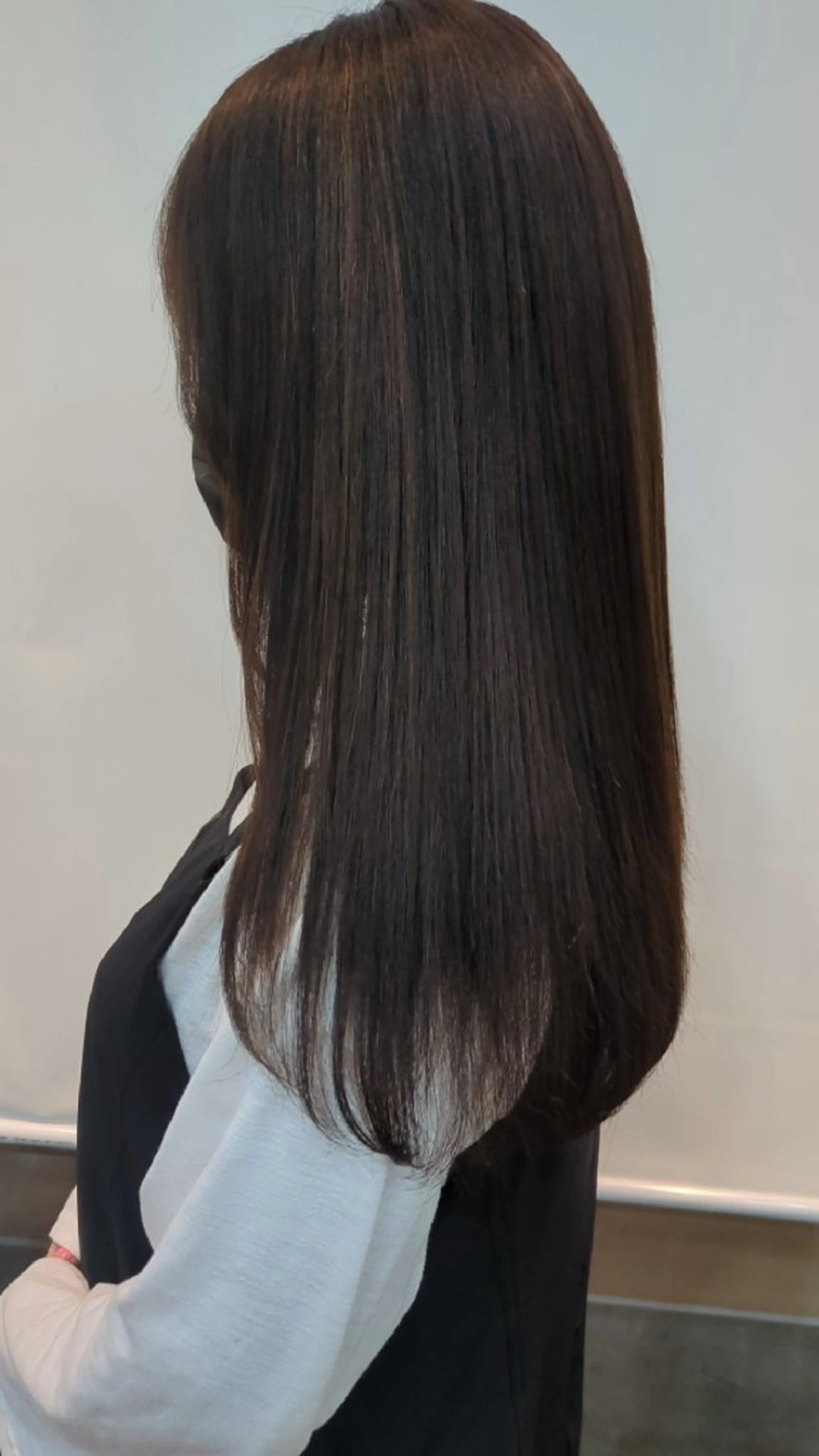 セミロング カラー 髪質改善＆白髪ぼかし カラー♡店長みやけ♡のヘアスタイル