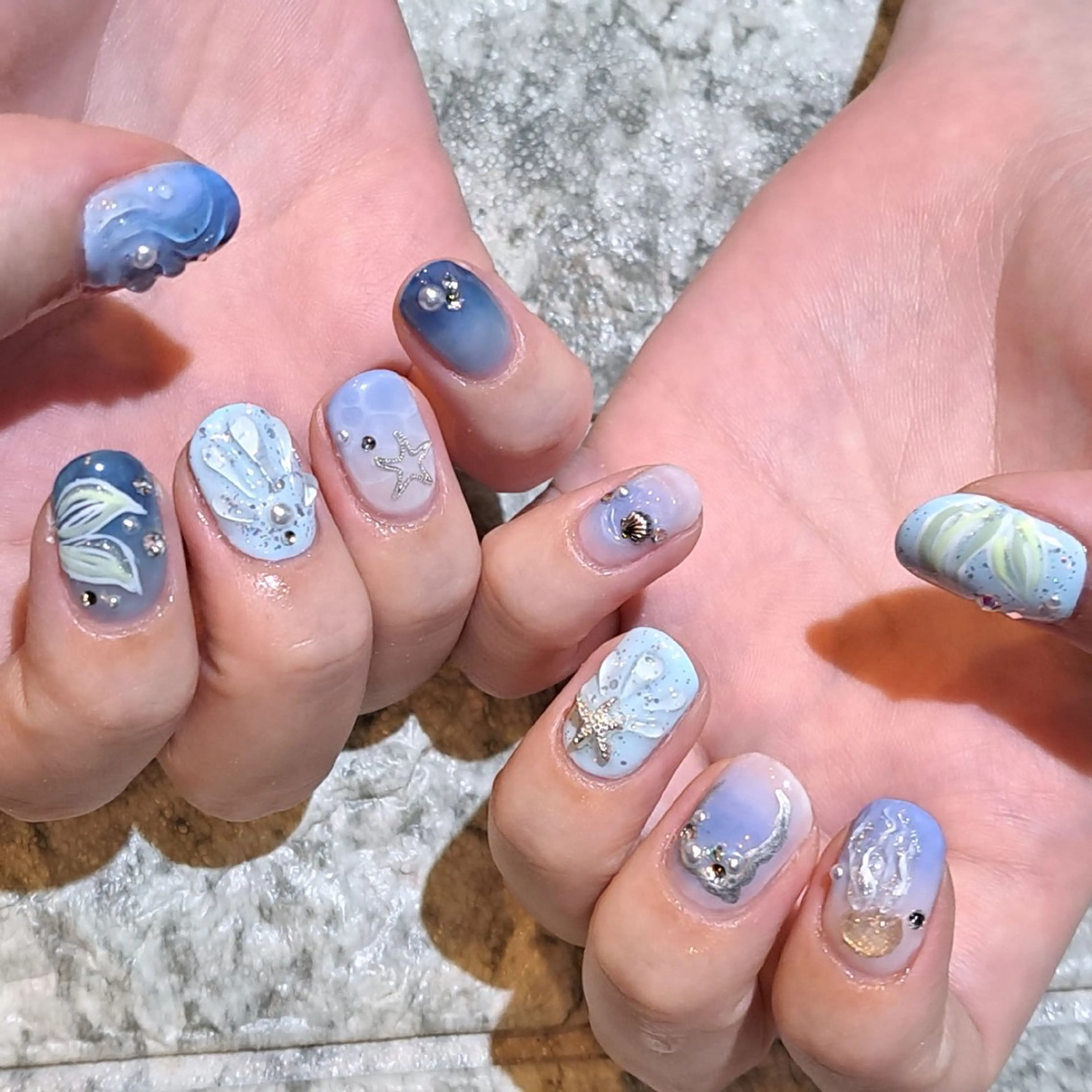 ネイル ハンドネイル RounGe町田店 🧸大谷のネイルデザイン