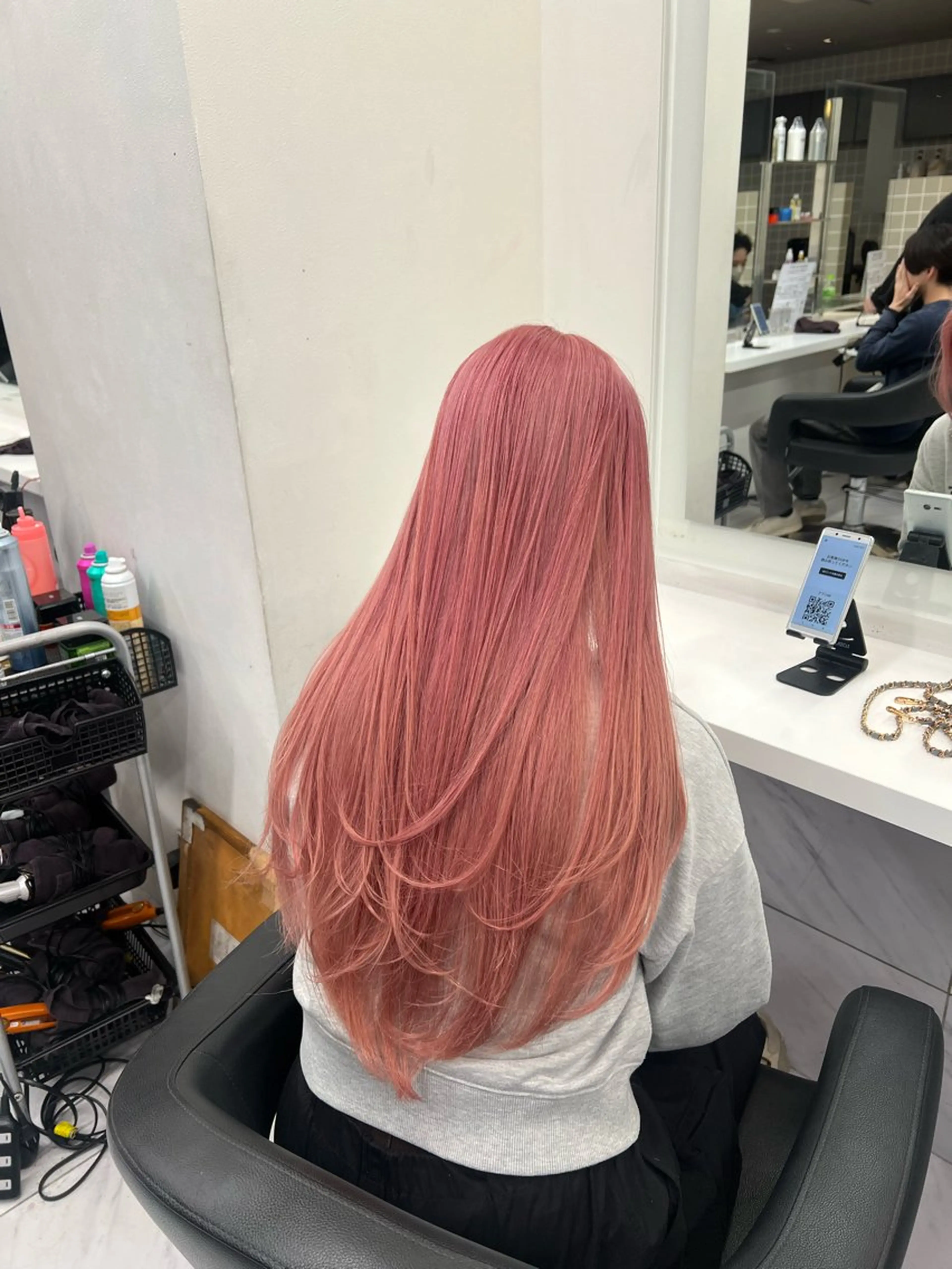 ロング カラー ヘアカラー 韓国レイヤーカット /REIのヘアスタイル