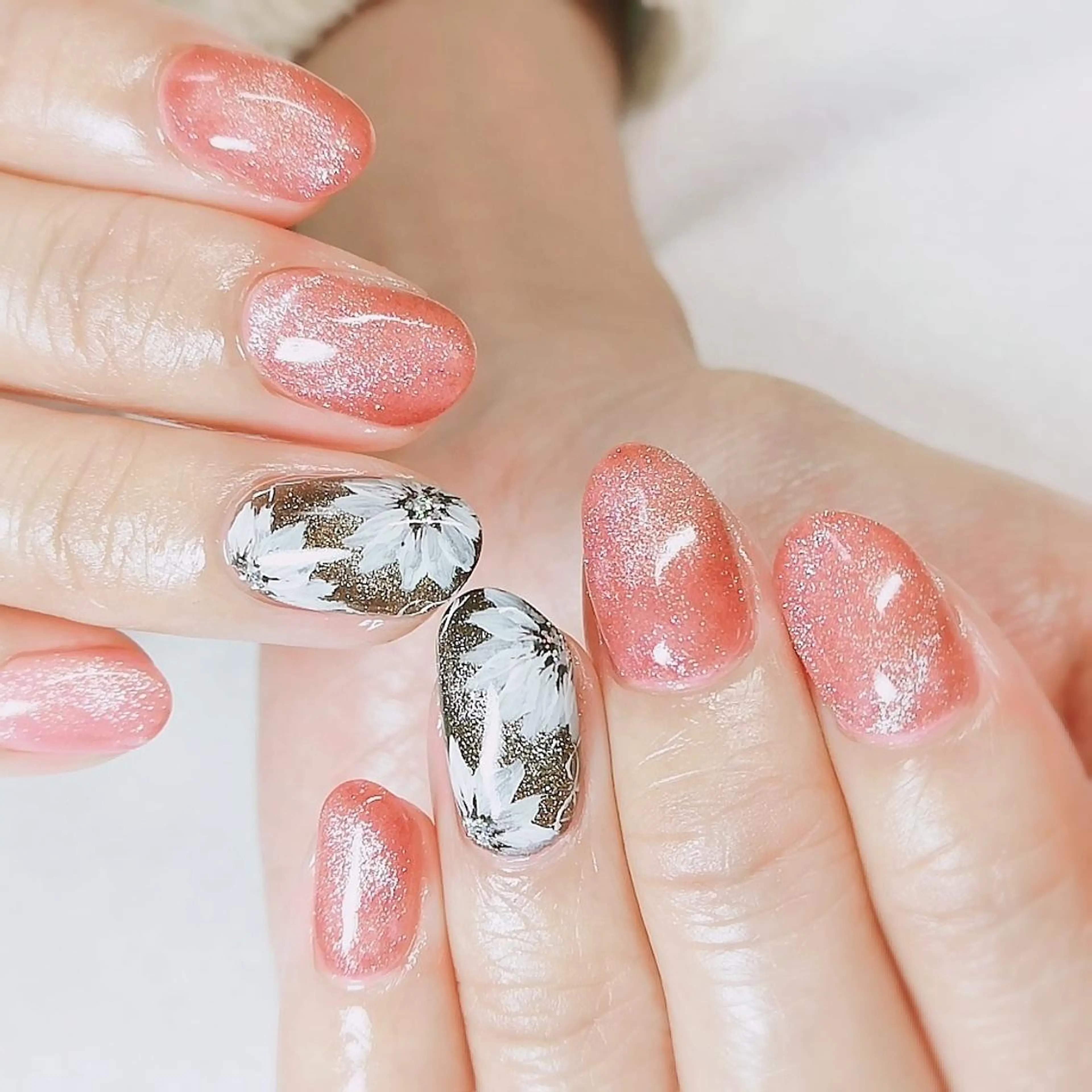 ネイル アートネイル マグネットネイル 柴崎 美幸のネイルデザイン