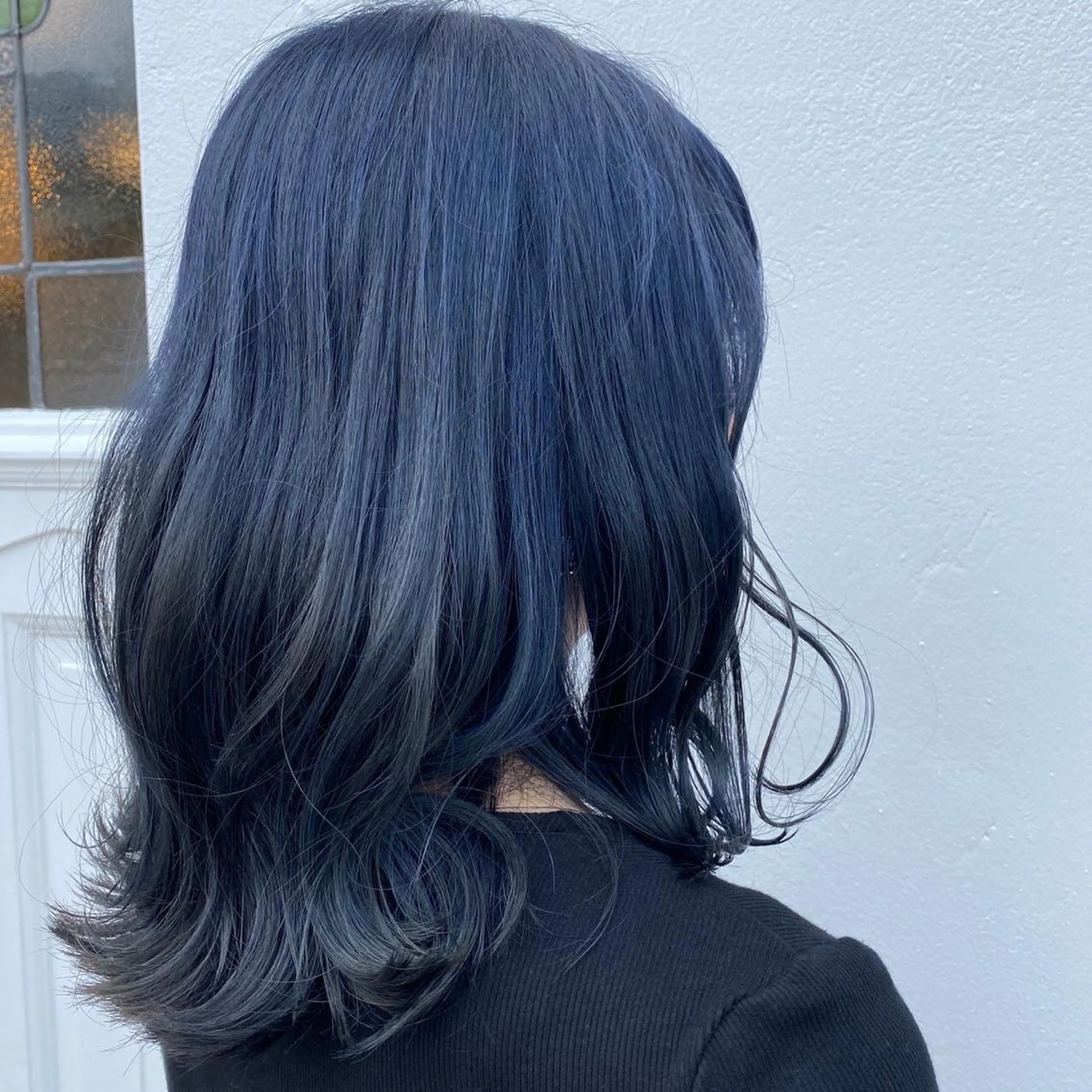 セミロング カット ヘアカラー h a k u 大倉 卓人のヘアスタイル