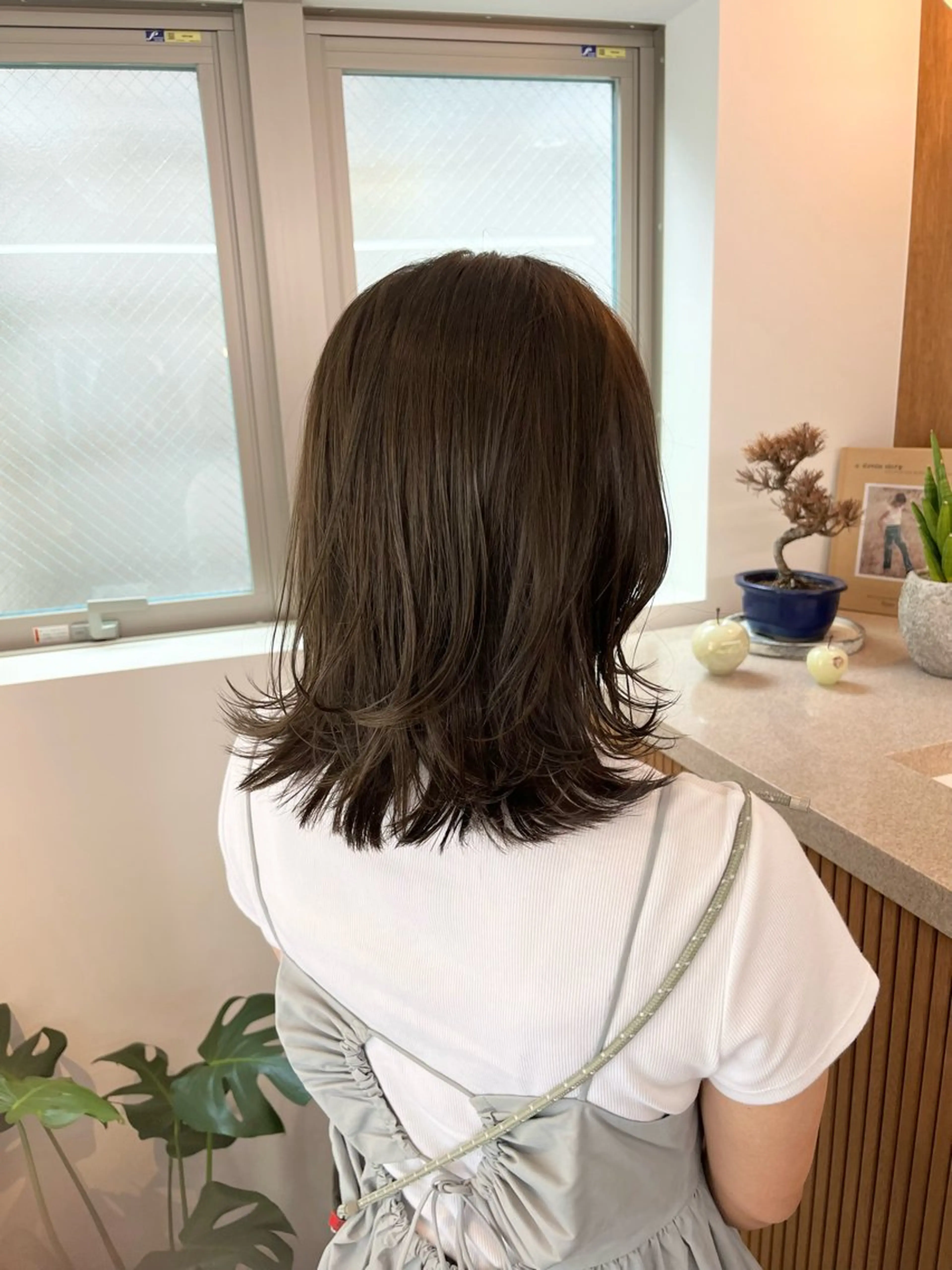 ミディアム カット ヘアカラー 🌙透明感カラー✖︎ カンナ🌙のヘアスタイル