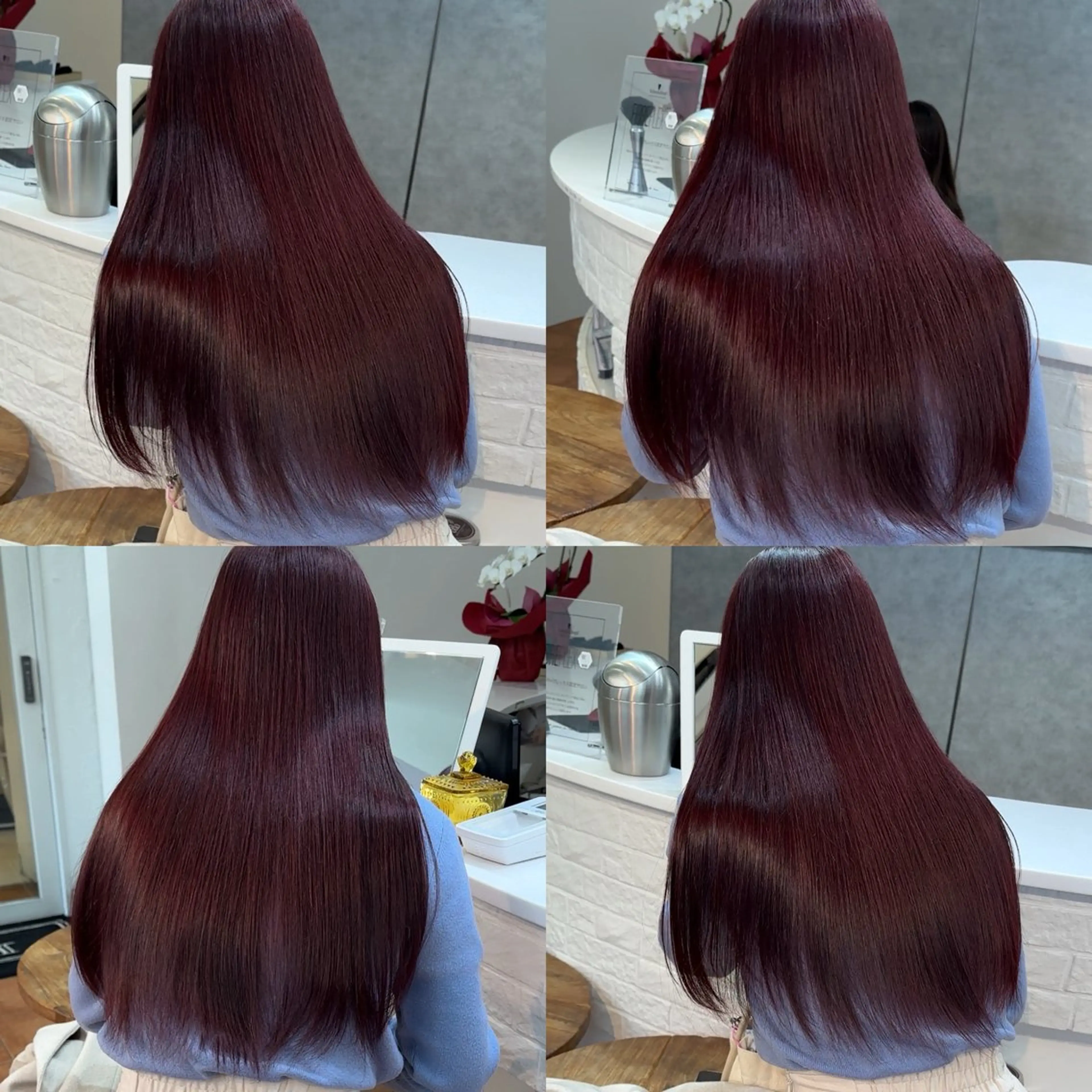 ロング ピンクカラー/ ブリーチなしRINAのヘアスタイル