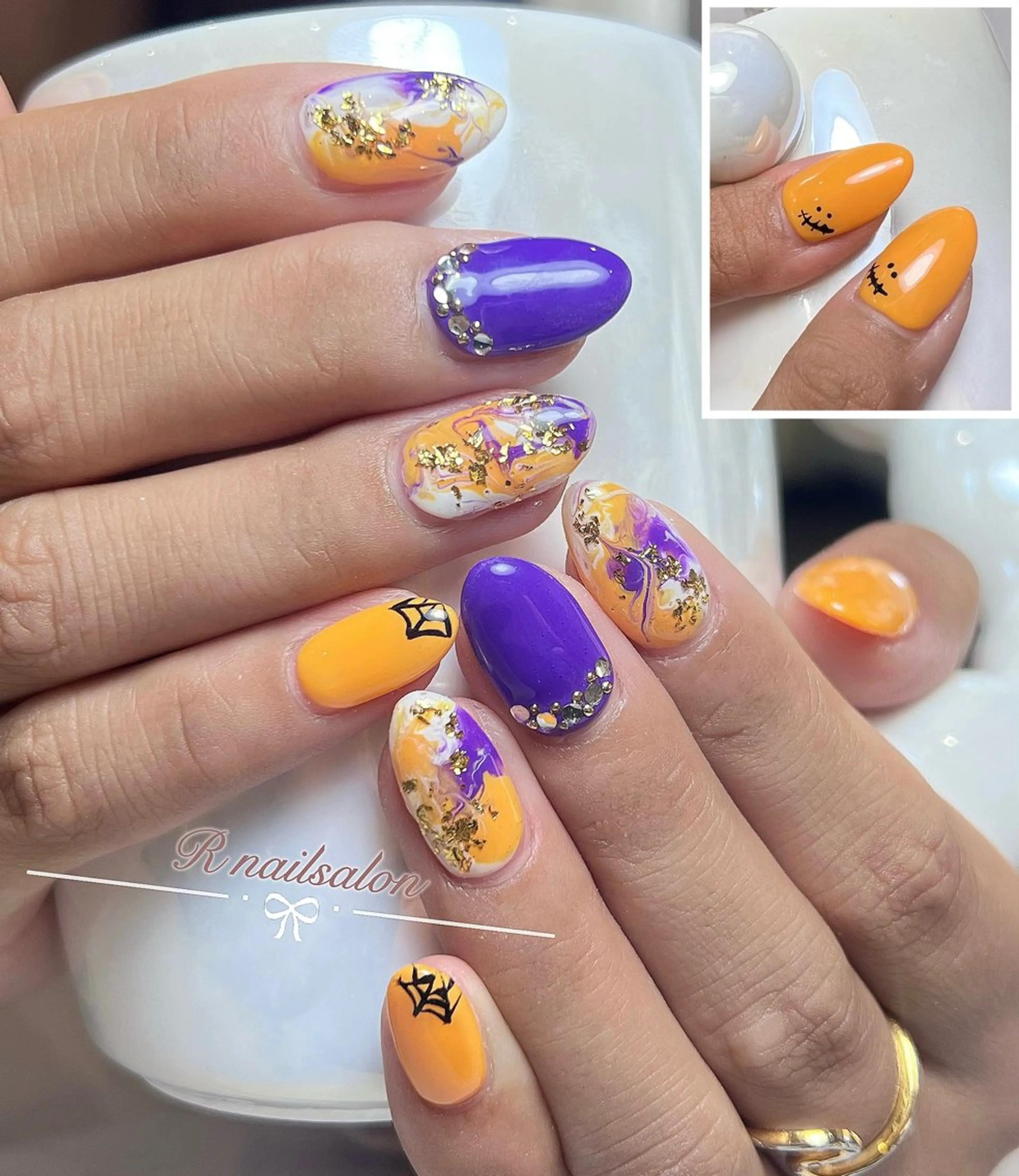 セミロング R NAILSALONのネイルデザイン