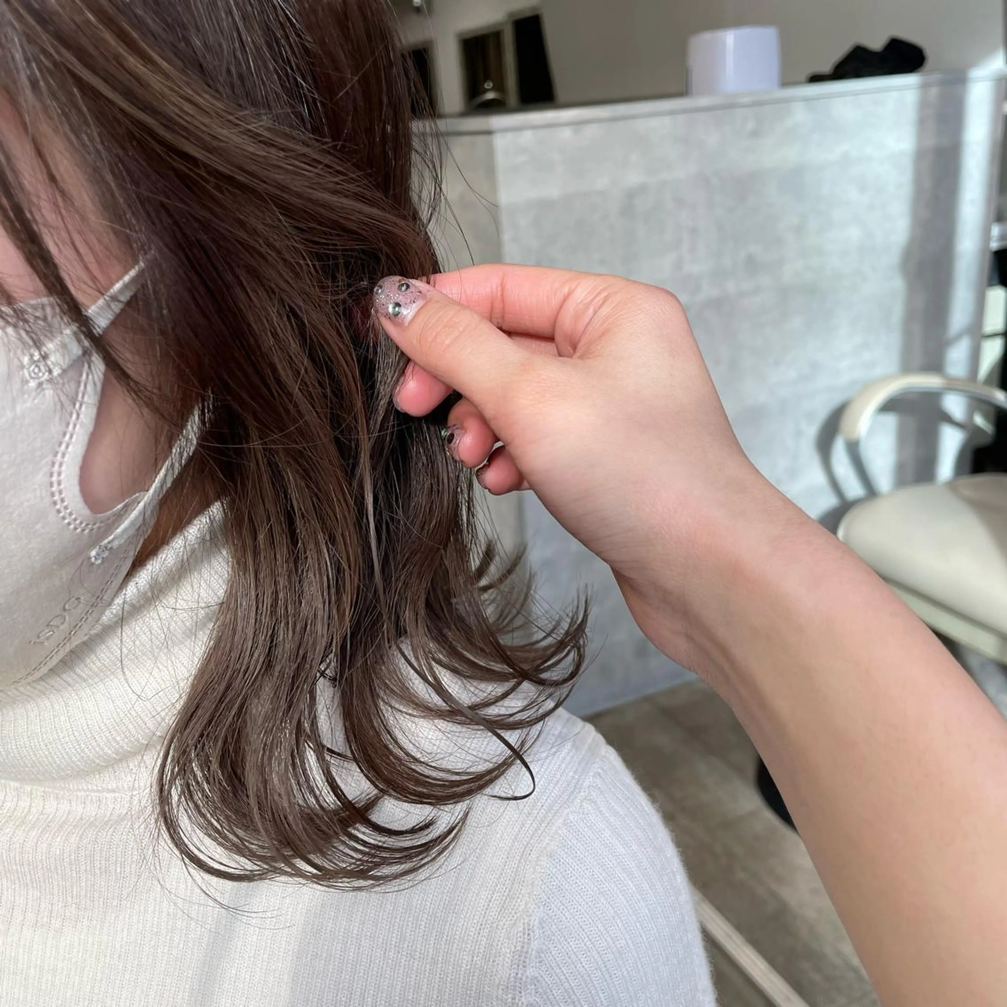 カラー 金城 二千夏のヘアスタイル