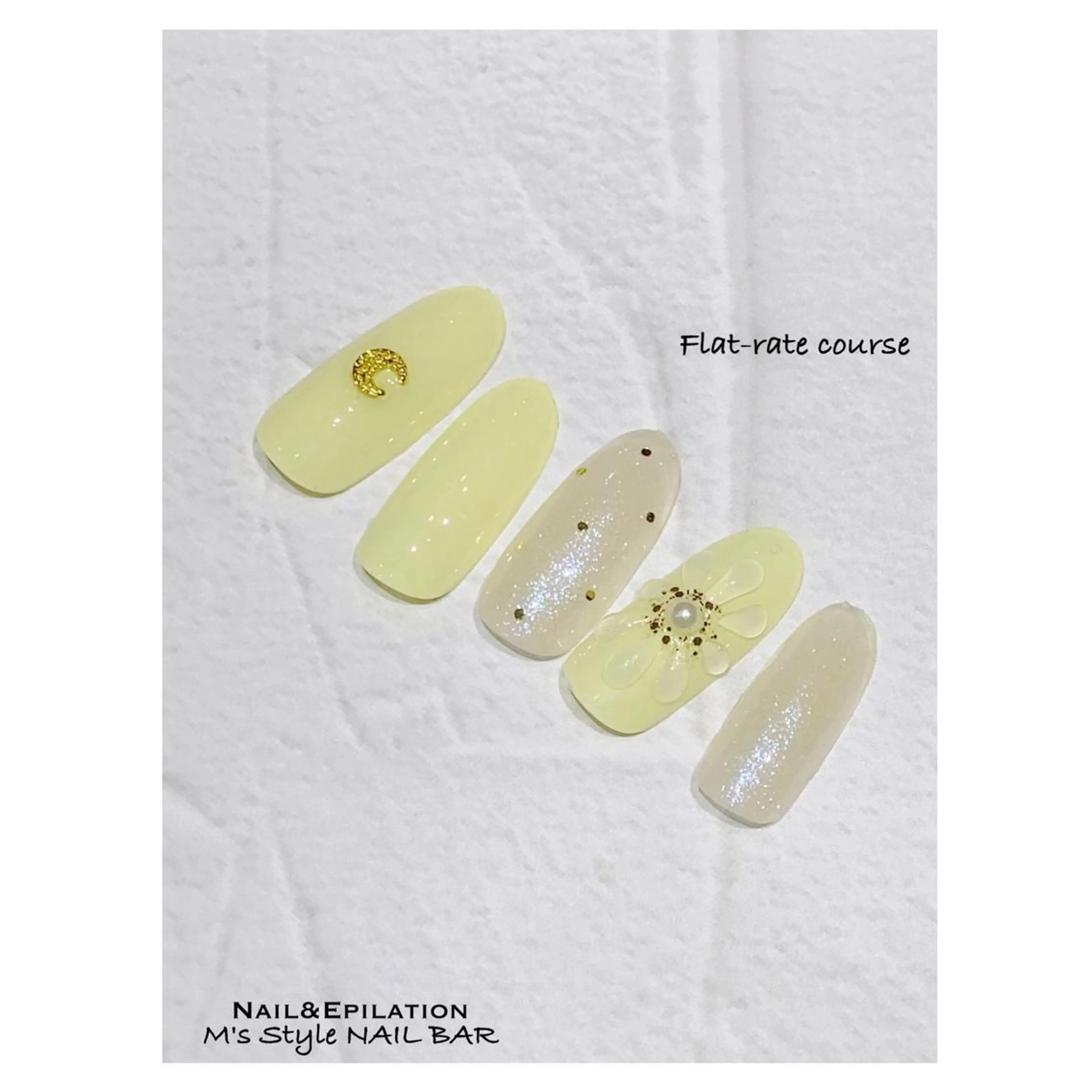 ネイル アートネイル 成人式 入学式 長さ出し フラワーネイル ハンドネイル M's Style NAIL BARのエステ・リラクイメージ