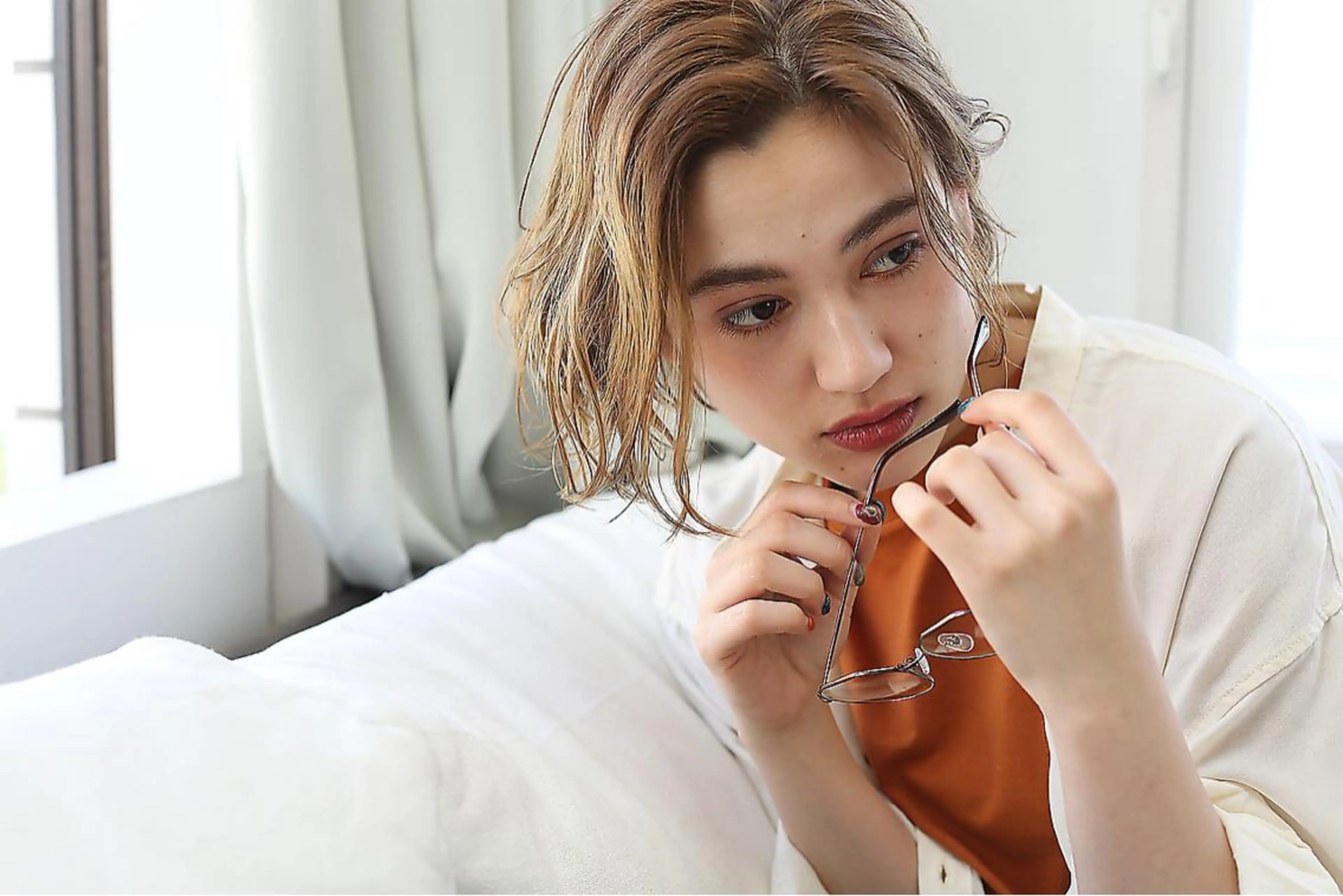 ショート カラー EARTH川越/オー ナー/阿部建のヘアスタイル