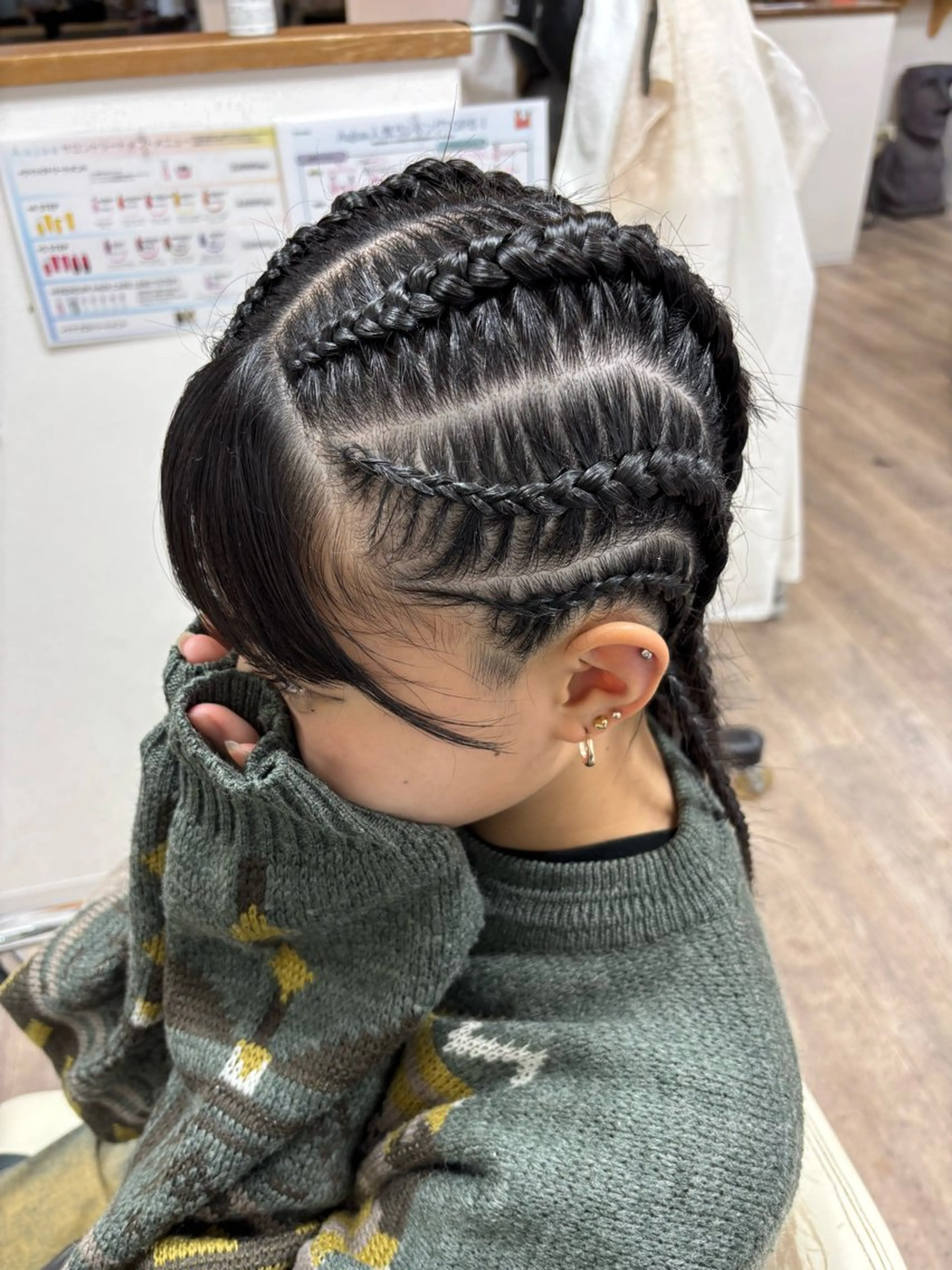 ヘアセット KR2S中百舌鳥所属・艶カラー🫧/シール エクステRYOKAのヘアスタイル