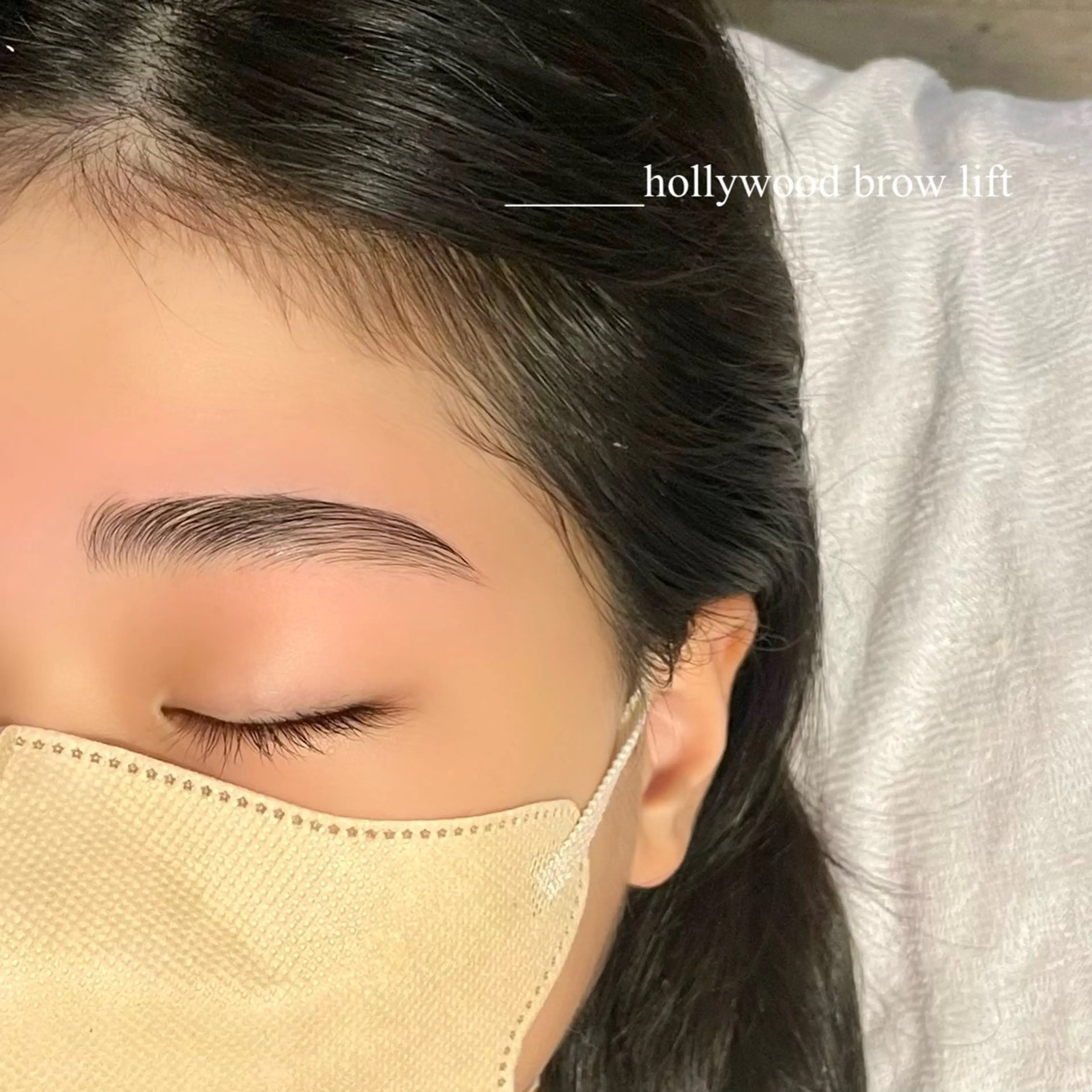 アイブロウ ハリウッドブロウリフト GO TODAY SHAiRE SALON Vellmie店所属・吉祥寺kasumi 🌛eye/browのマツエク・マツパデザイン