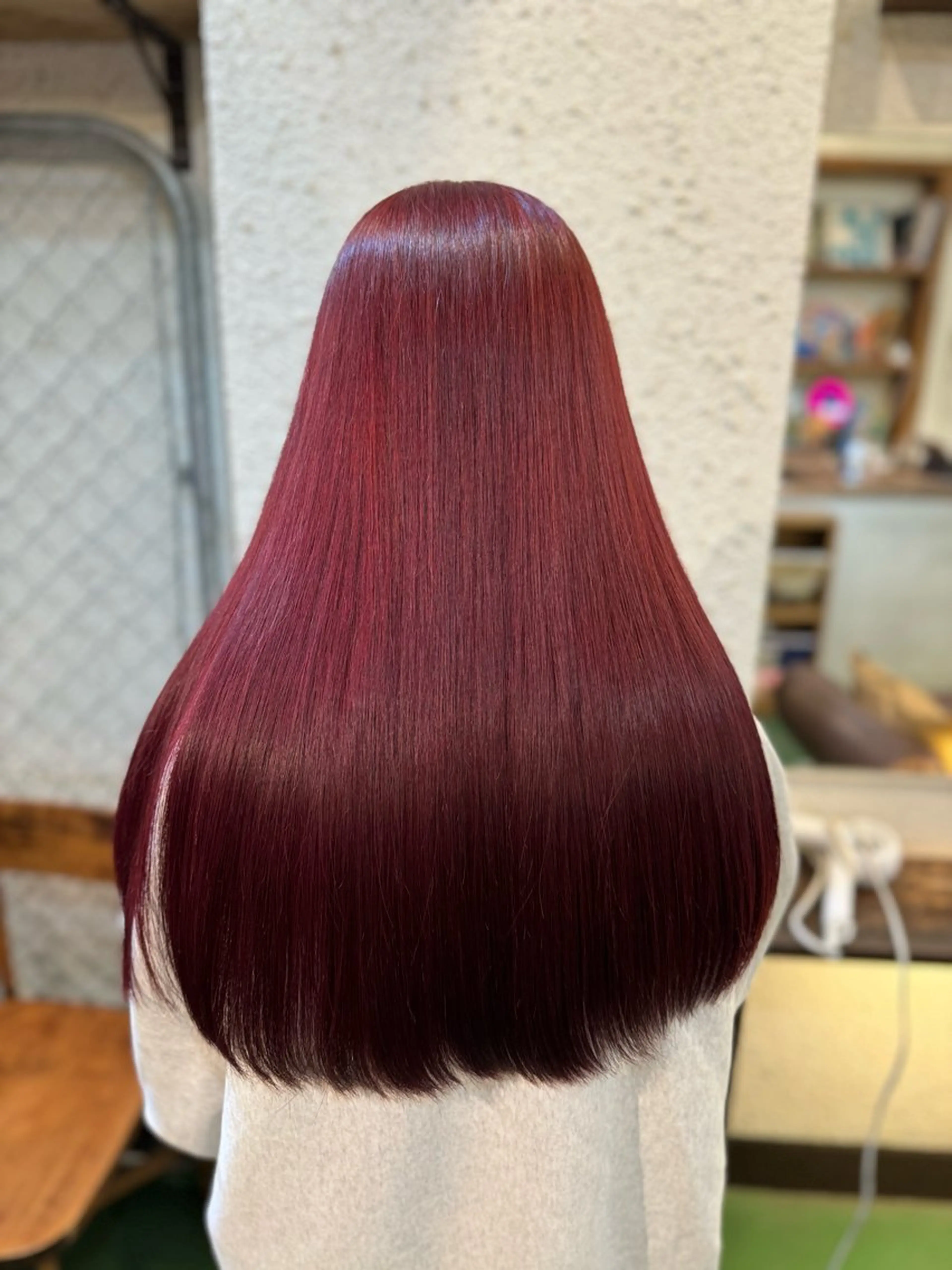 セミロング カラー 透明感/血色カラー/ 似合せレイヤー/ゆいのヘアスタイル