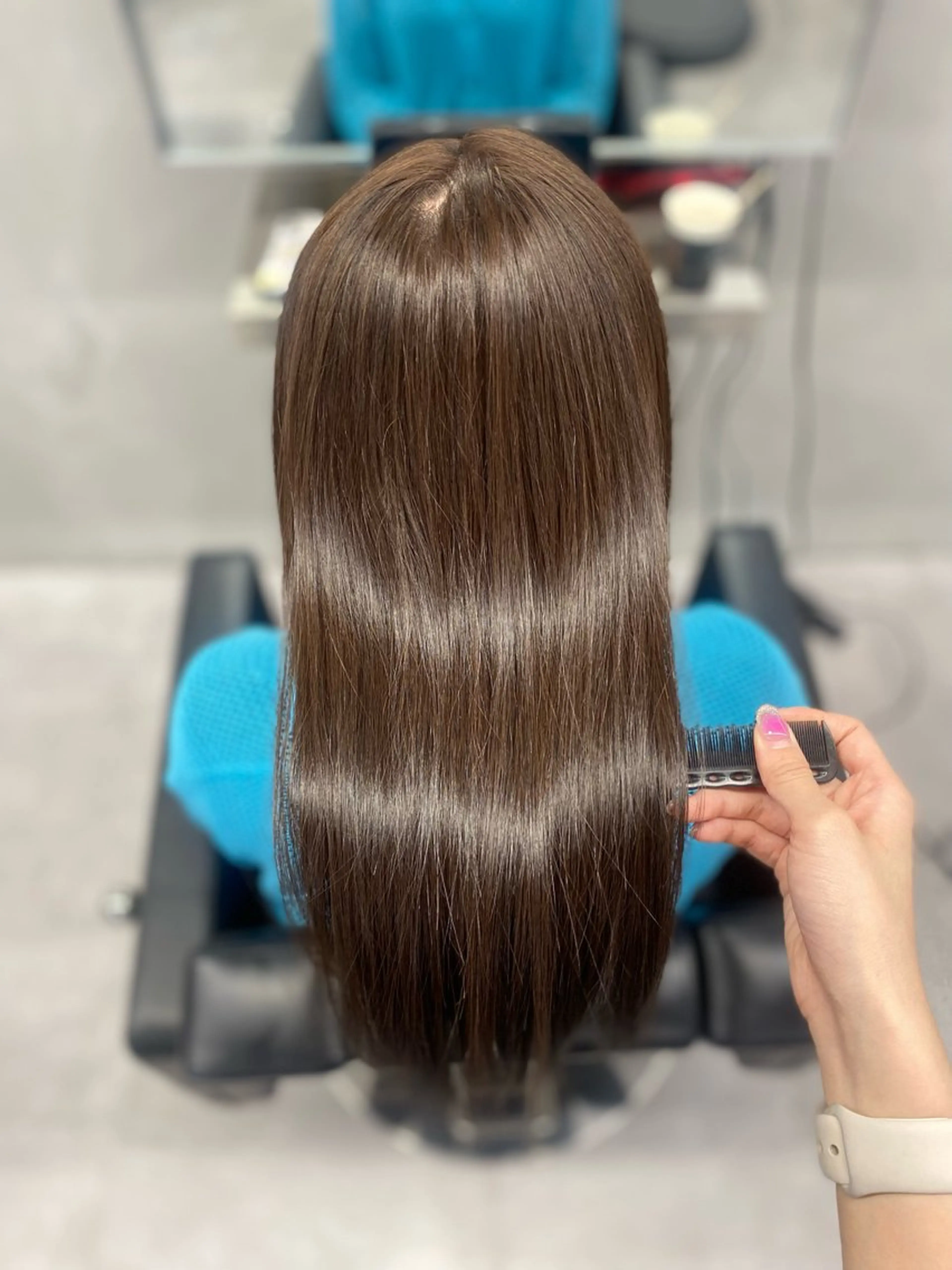 ミディアム トリートメント 艶髪/縮毛矯正 🫧辻野海羽のヘアスタイル