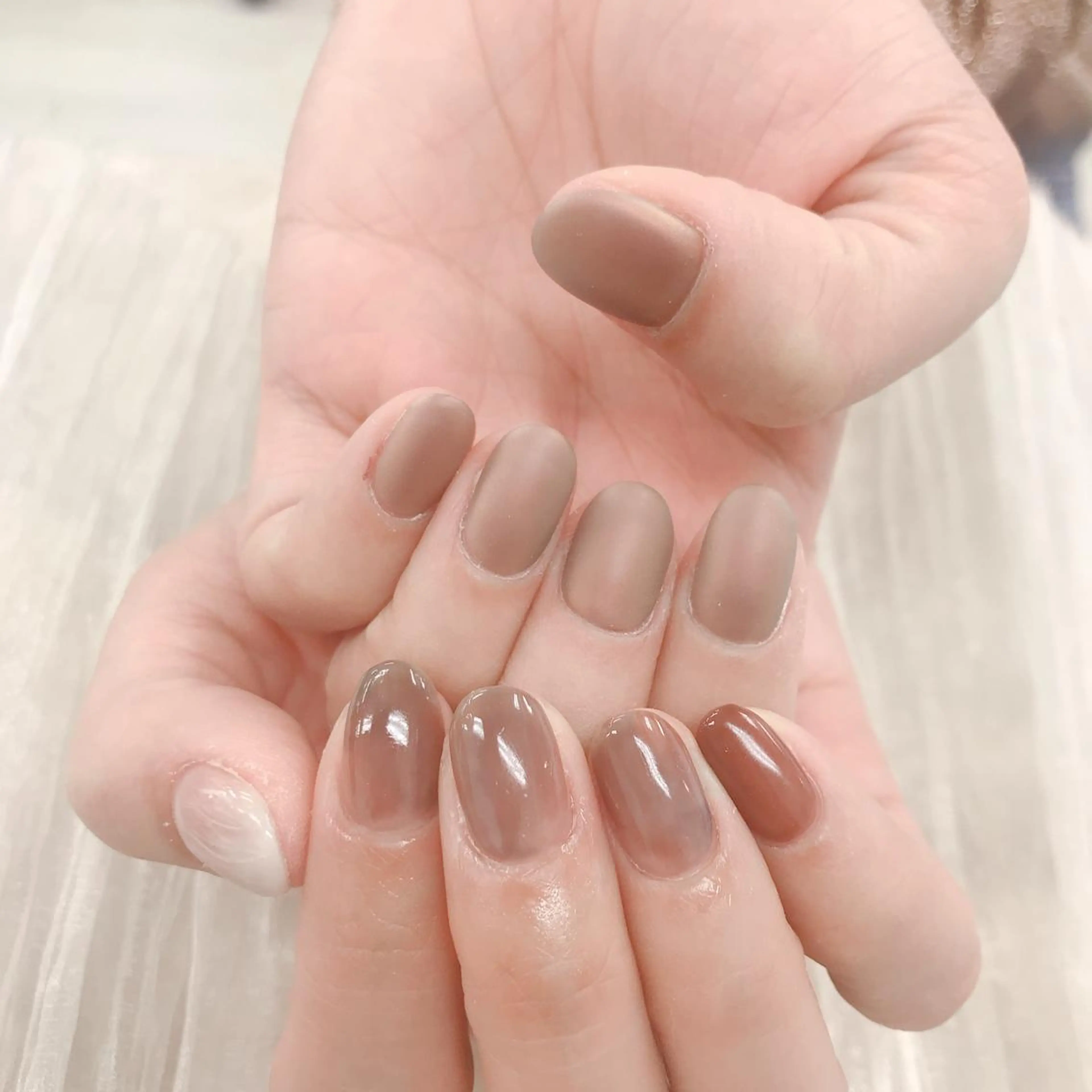 ネイル ニュアンスネイル ネイリスト あこのネイルデザイン