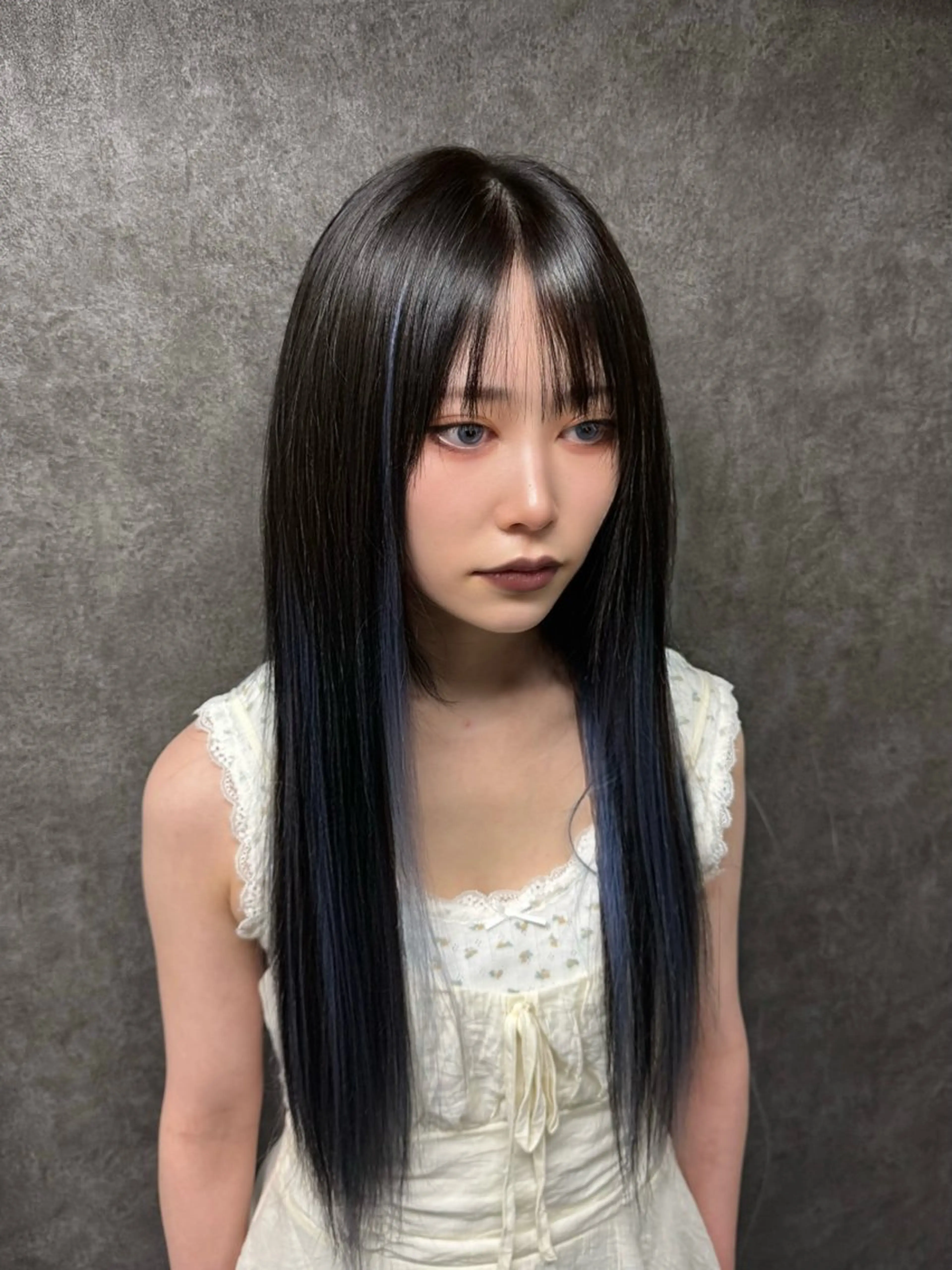 ロング カラー ヘアカラー トリートメント エクステ 🐺新宿manabu カットモデル募集中のヘアスタイル