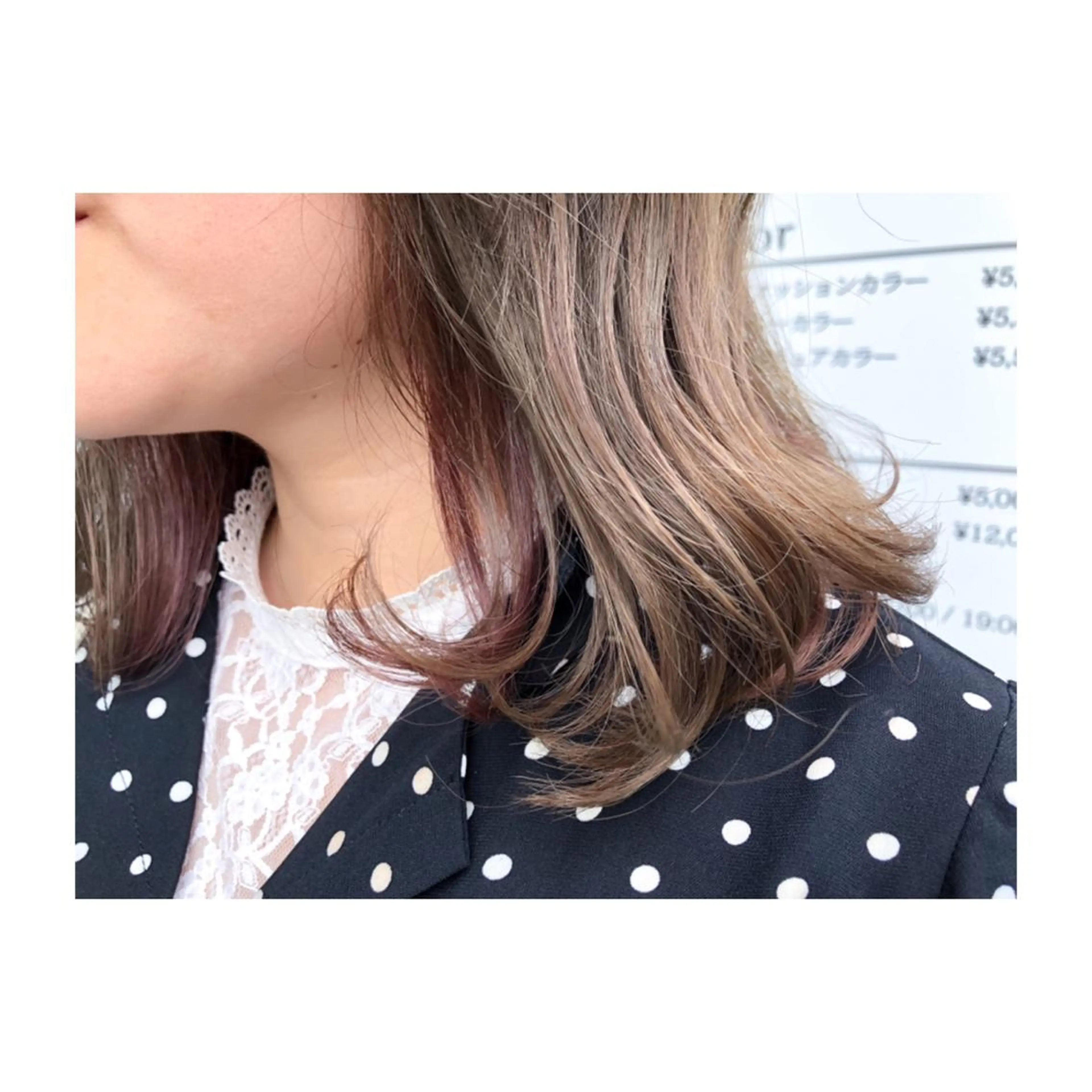 ミディアム カラー HAIRsalon BONDS所属・山本 佳裕のヘアスタイル