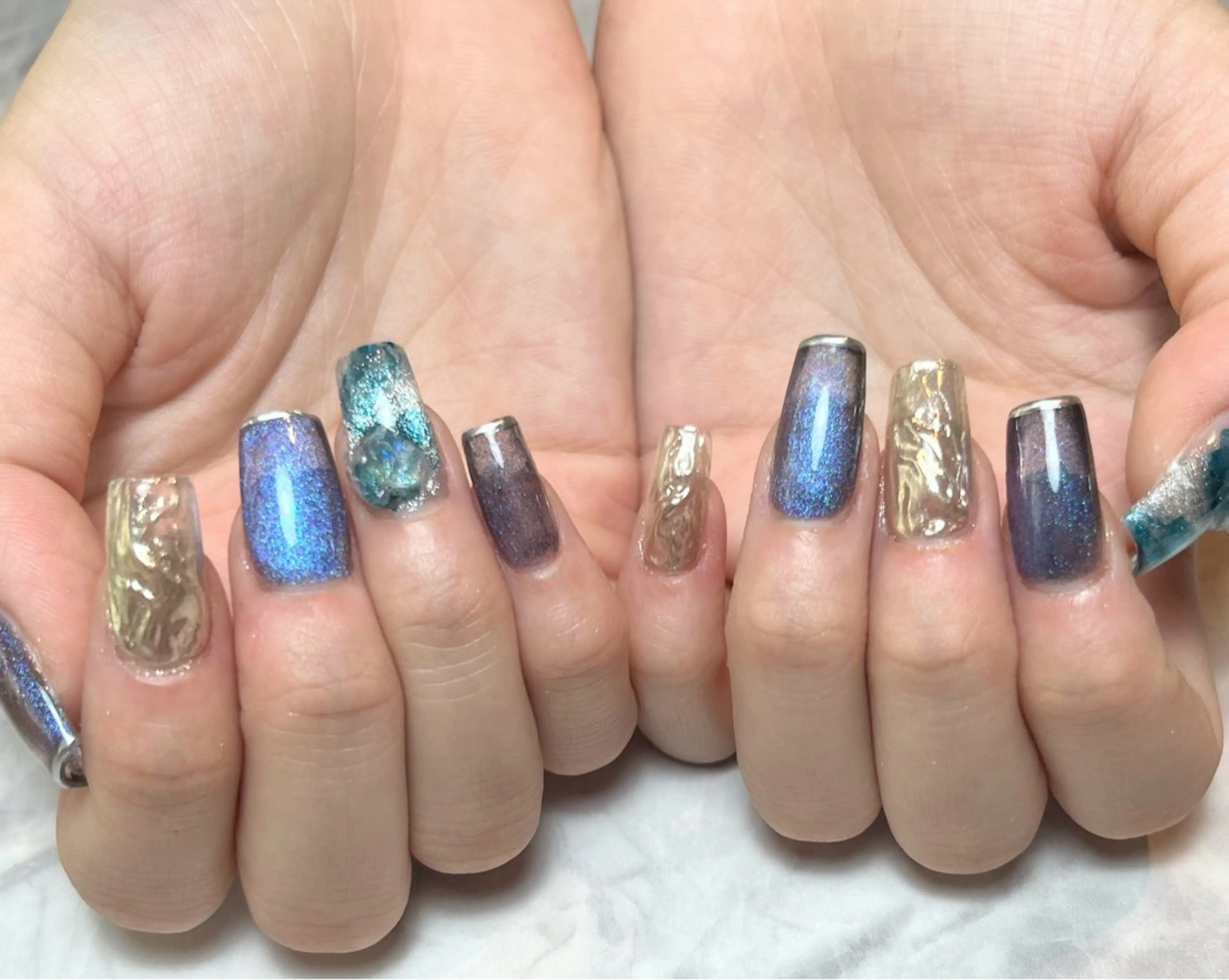 ネイル 7nail所属・なんば7nail YUZUHAのネイルデザイン
