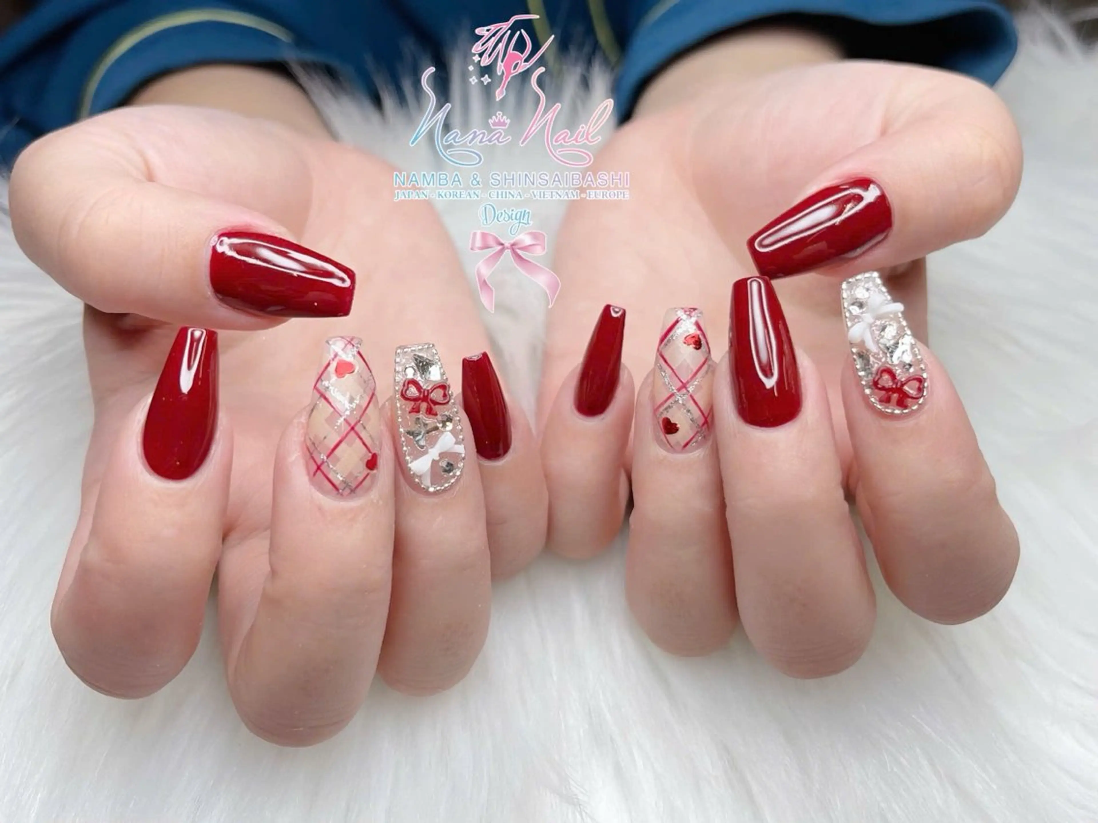 ネイル フットネイル ジェルネイル 持ち込み ネイルチップ ハンドネイル リナネイル 長堀橋店／東心斎橋店のネイルデザイン