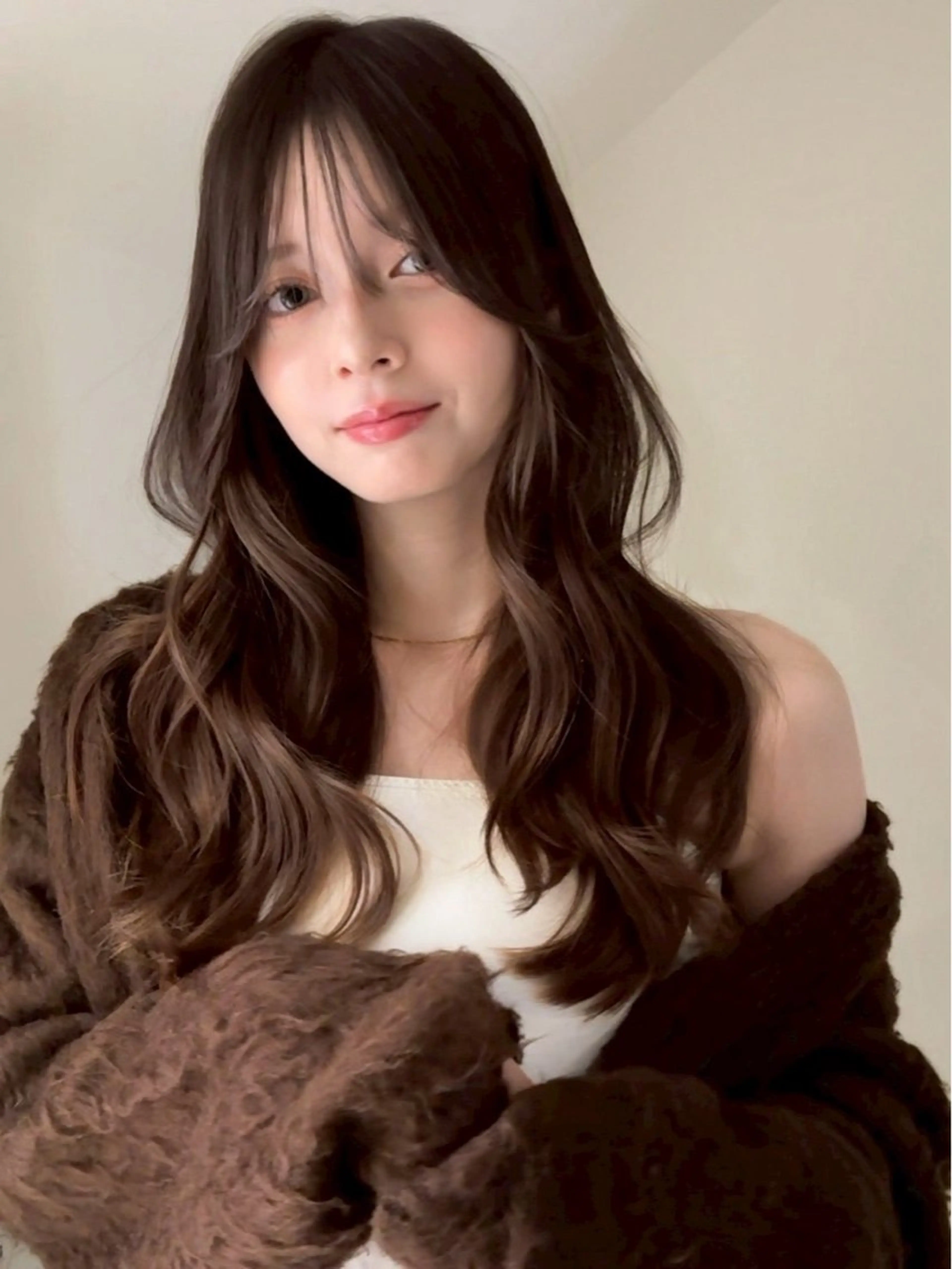 ロング カラー 顔周りカット レイヤーカット ロング 小顔カット 表参道/レイヤー/ 髪質改善/ryoのヘアスタイル